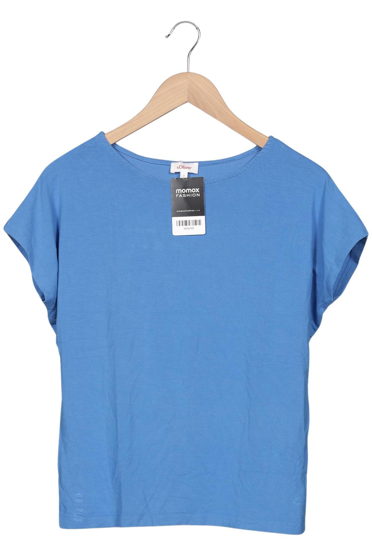 

s.Oliver Damen T-Shirt, blau, Gr. 36