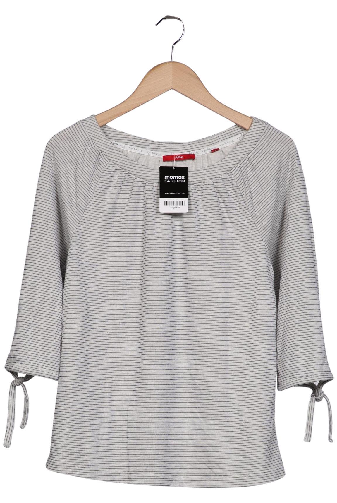 

s.Oliver Damen Langarmshirt, grau, Gr. 40