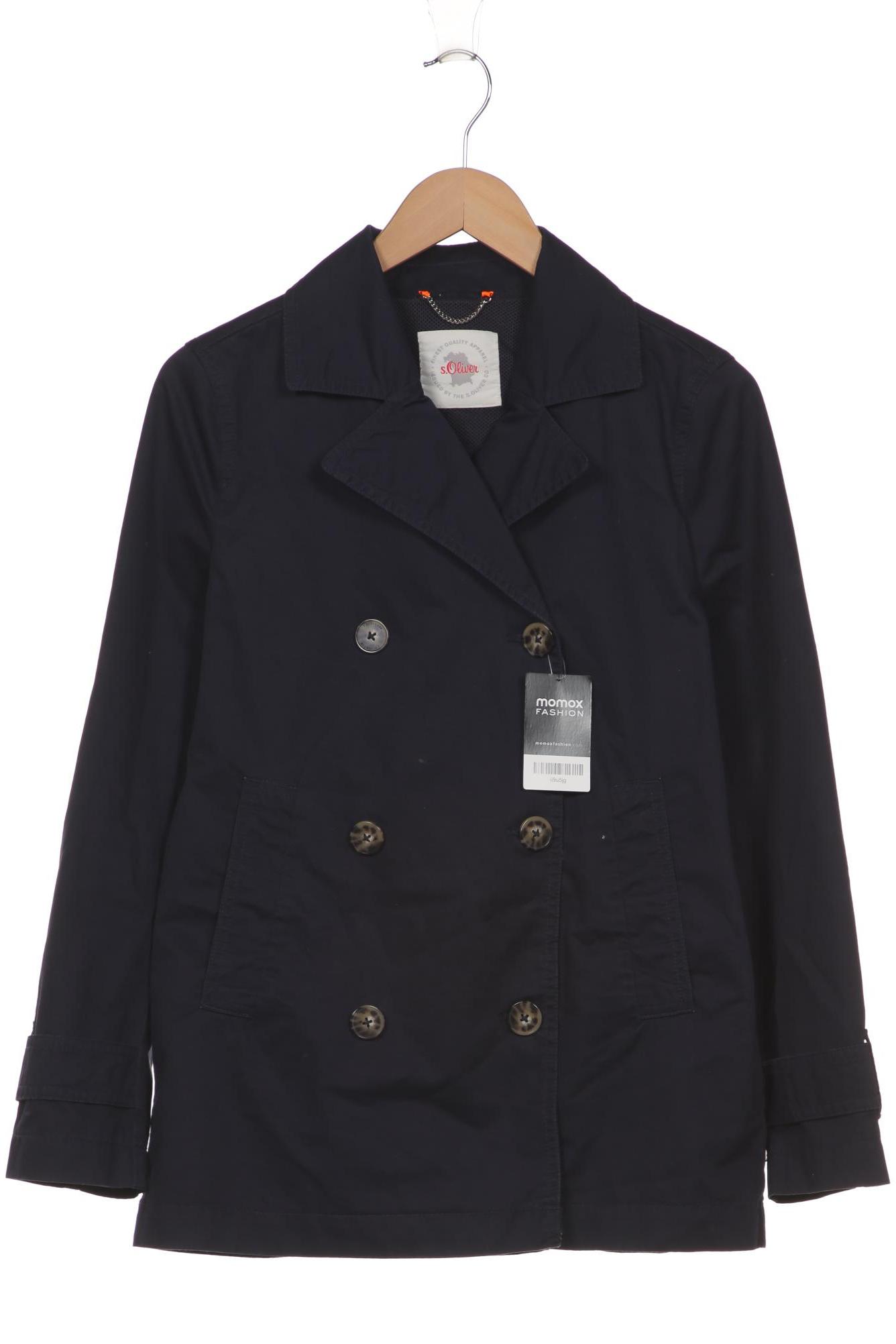 

s.Oliver Damen Mantel, marineblau