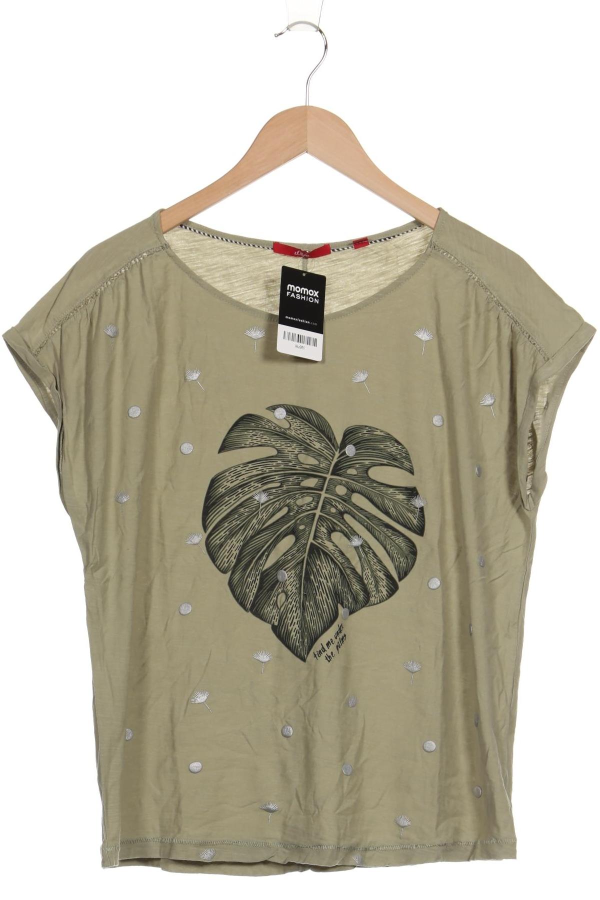 

s.Oliver Damen T-Shirt, grün, Gr. 40