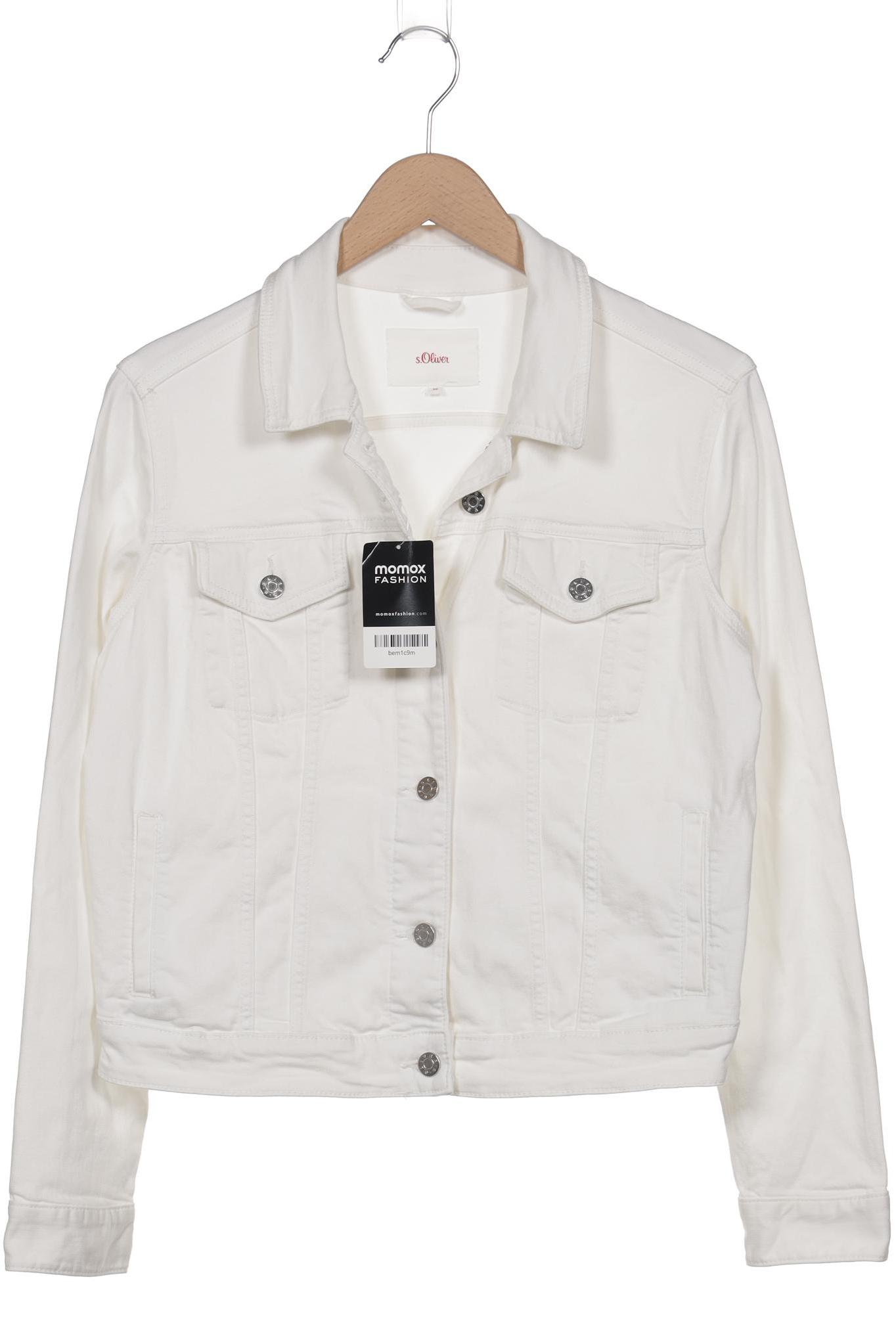 

s.Oliver Damen Jacke, weiß, Gr. 36