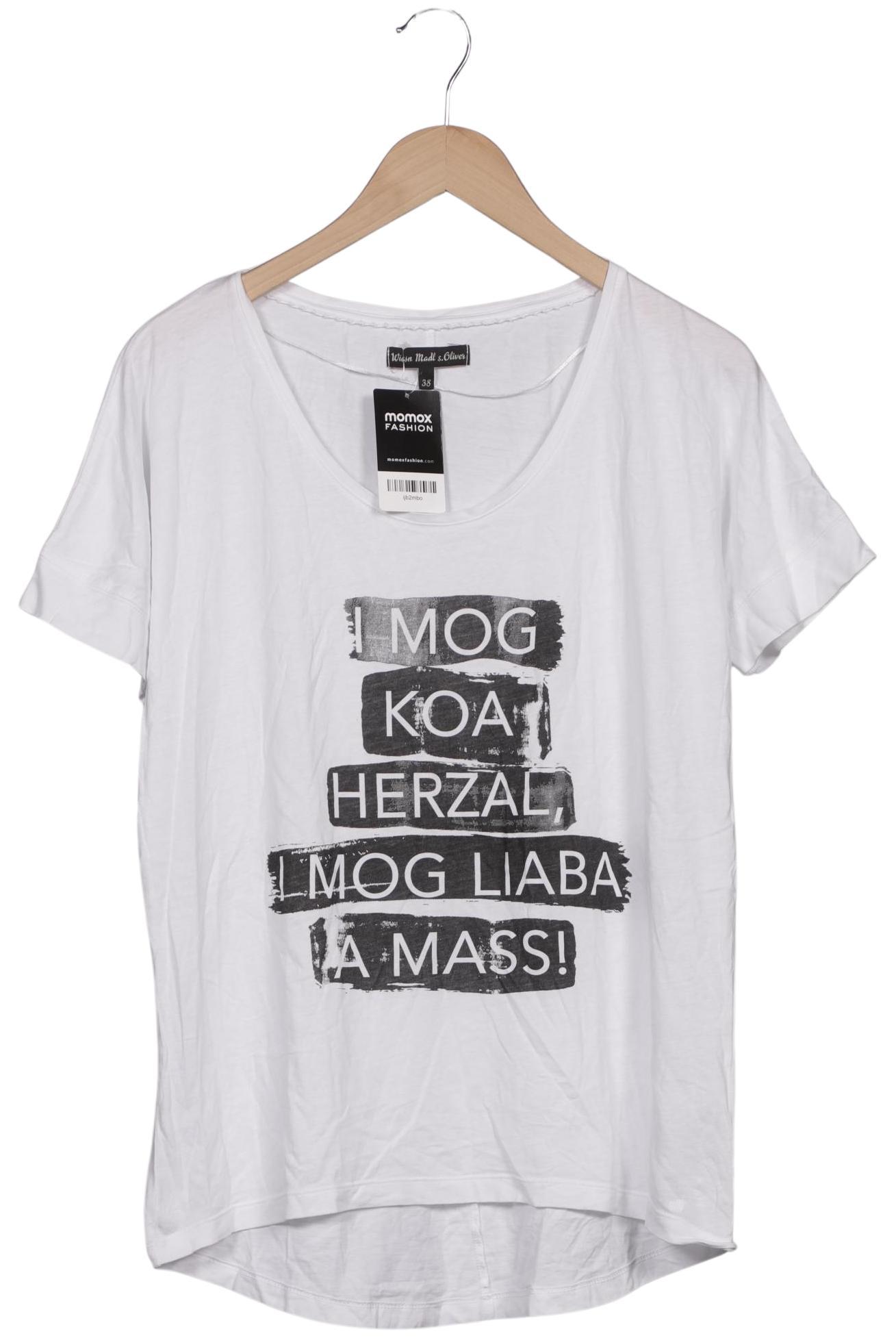 

s.Oliver Damen T-Shirt, weiß, Gr. 38