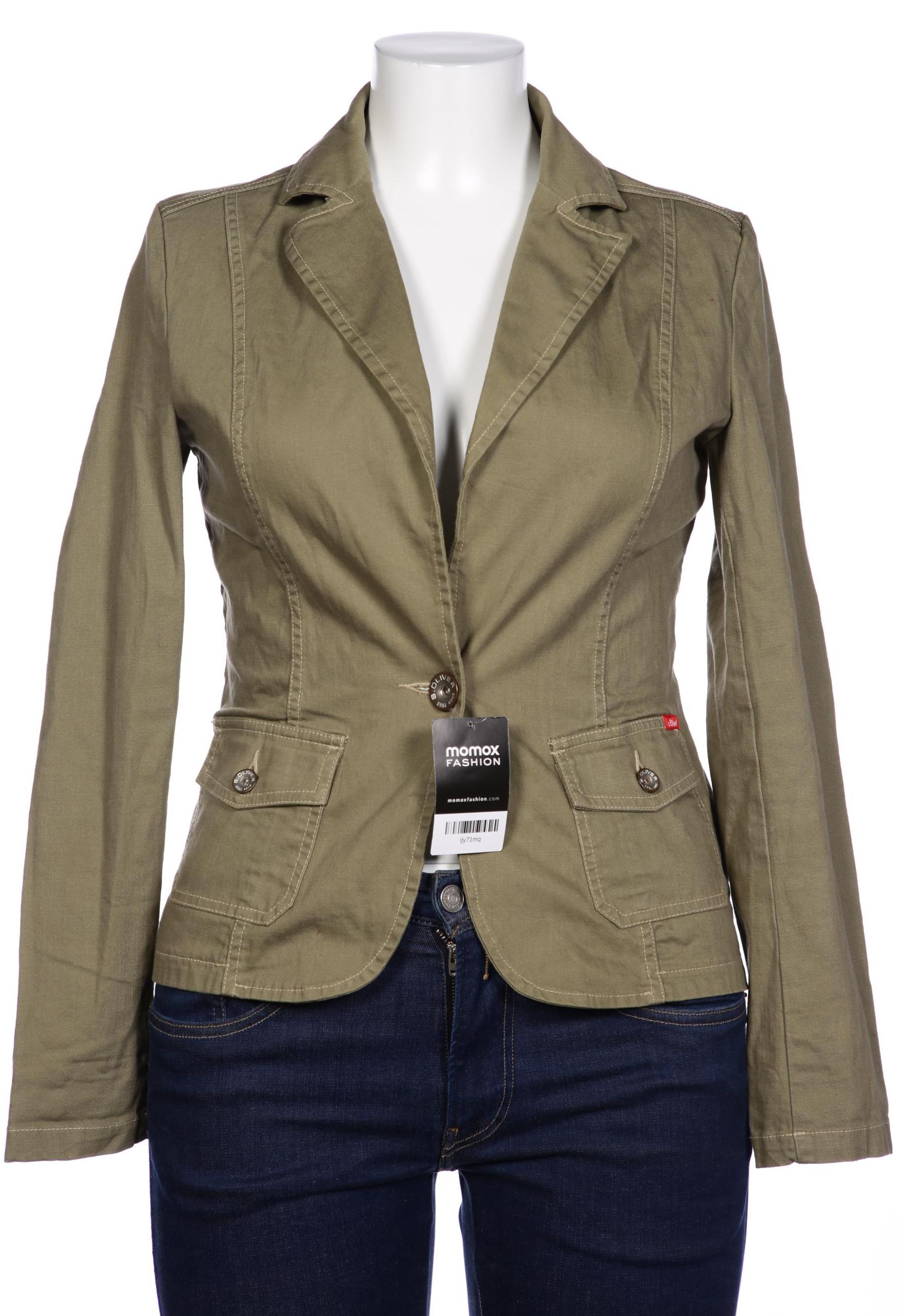 

s.Oliver Damen Blazer, grün, Gr. 44