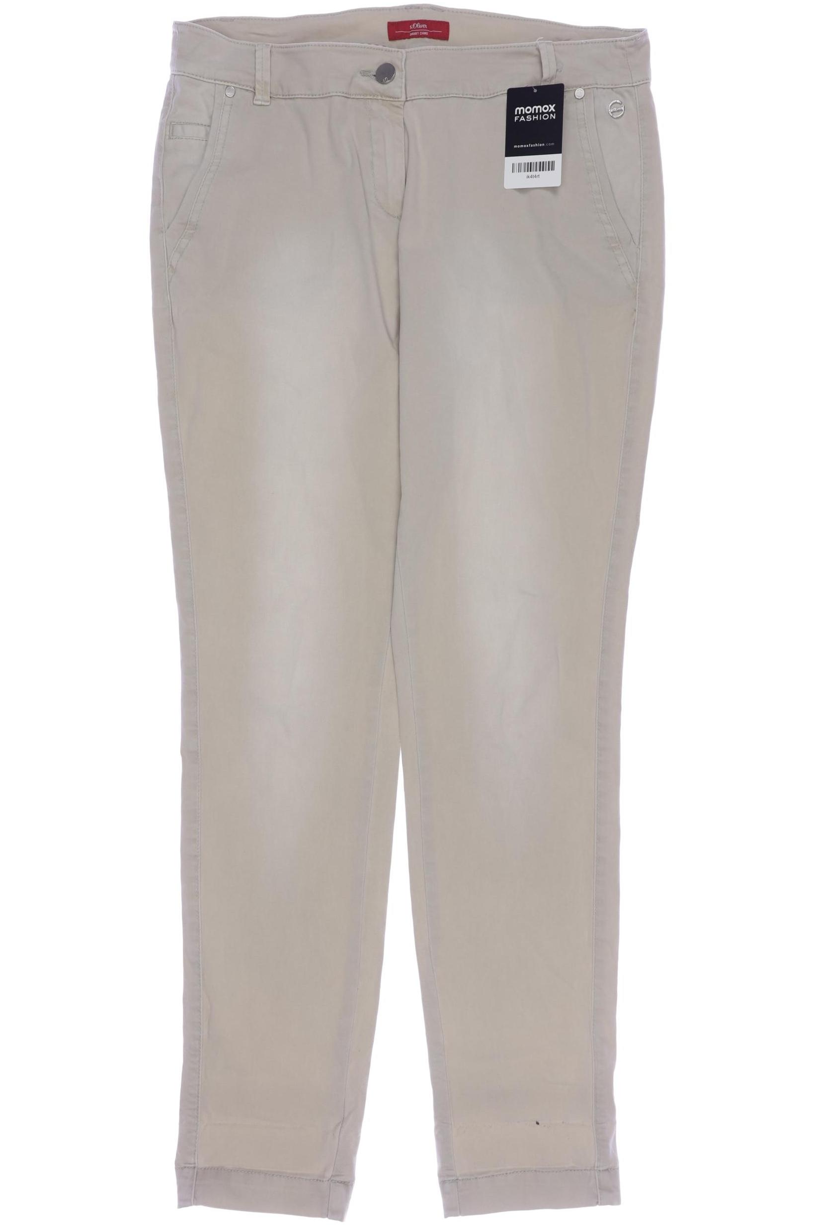 

s.Oliver Damen Stoffhose, beige, Gr. 38
