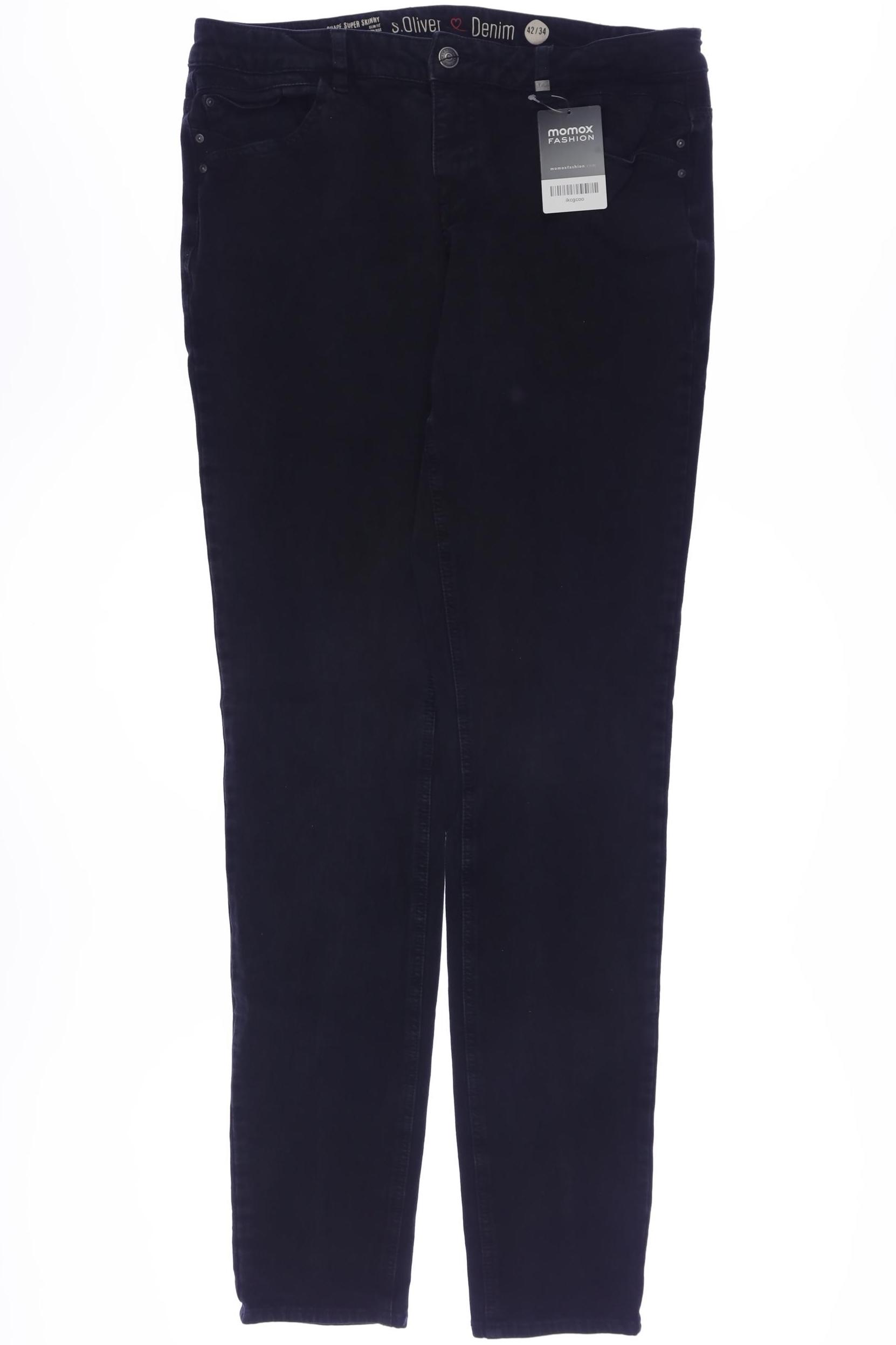 

s.Oliver Damen Jeans, schwarz, Gr. 42