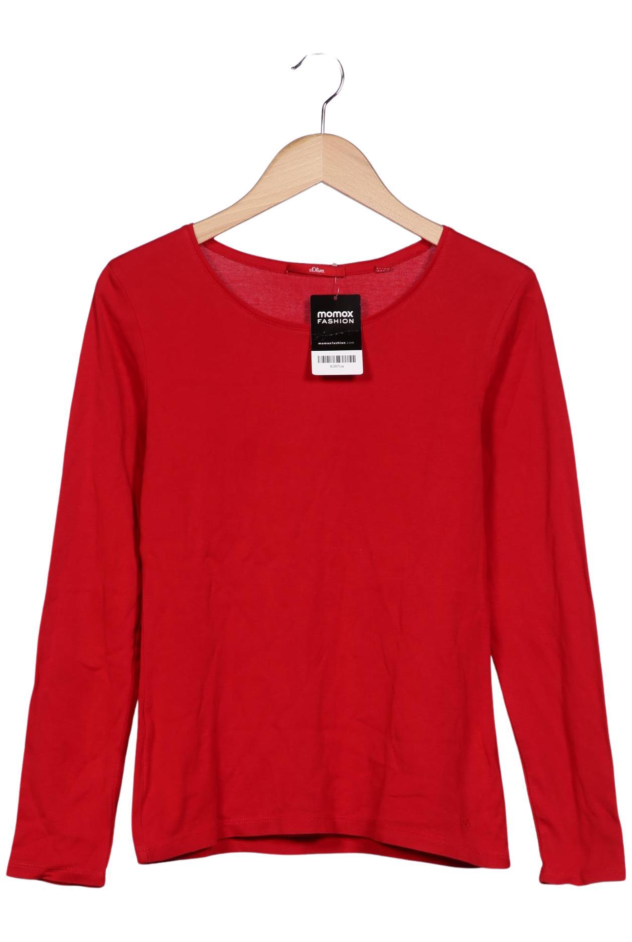

s.Oliver Damen Langarmshirt, rot, Gr. 38