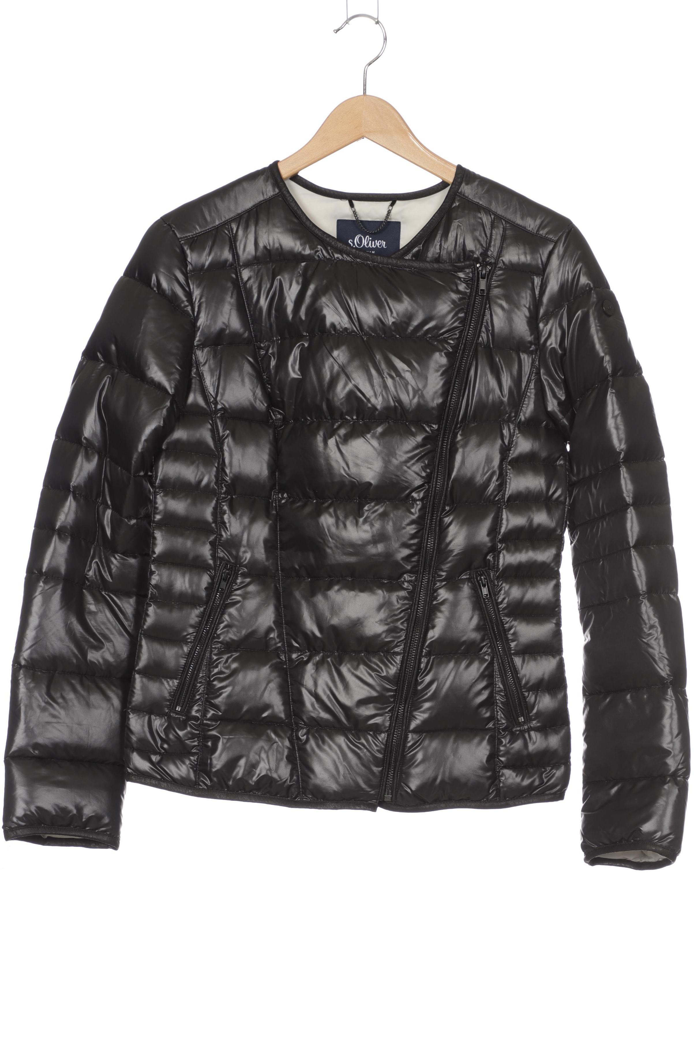 

s.Oliver Damen Jacke, schwarz, Gr. 38
