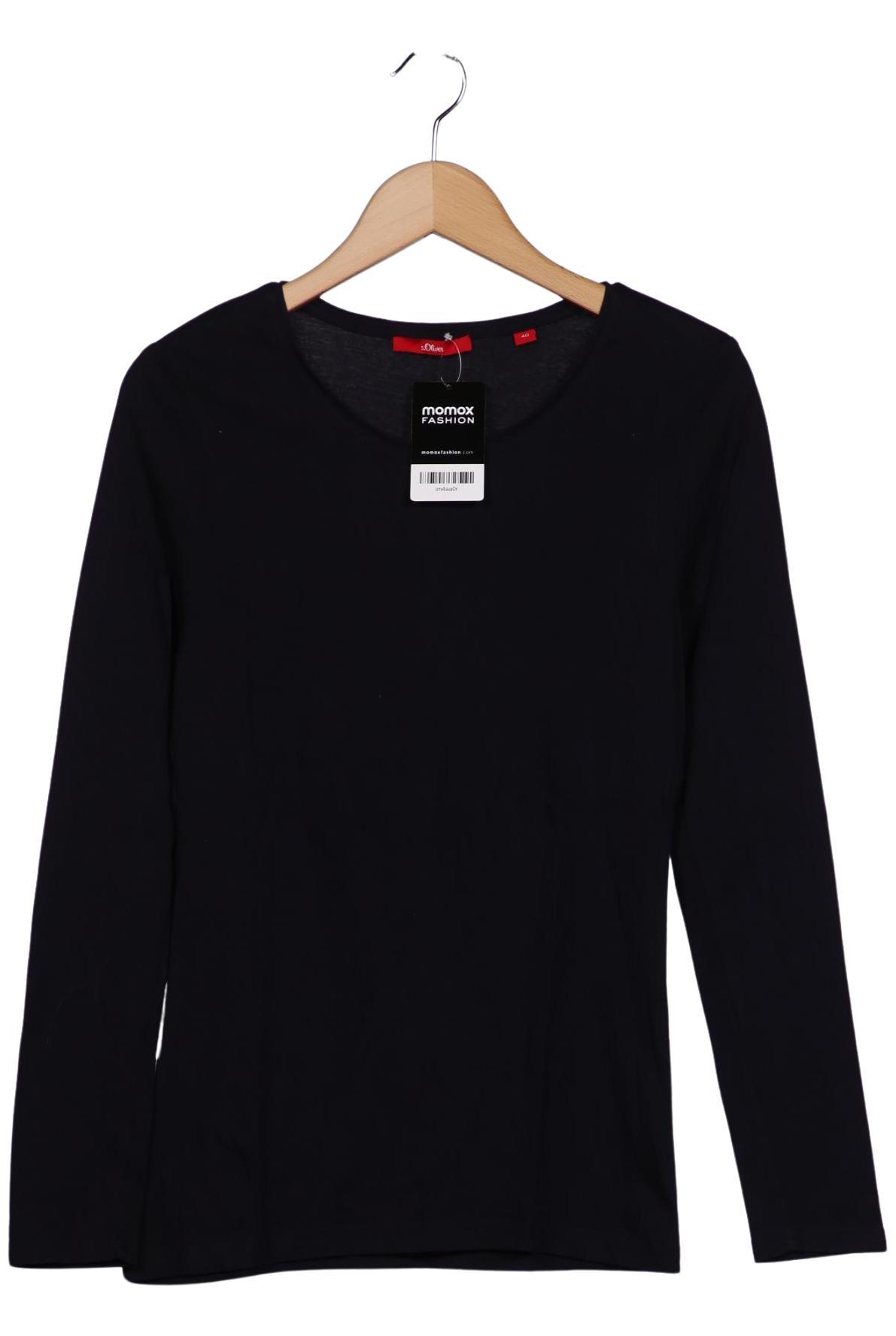 

s.Oliver Damen Langarmshirt, marineblau, Gr. 40