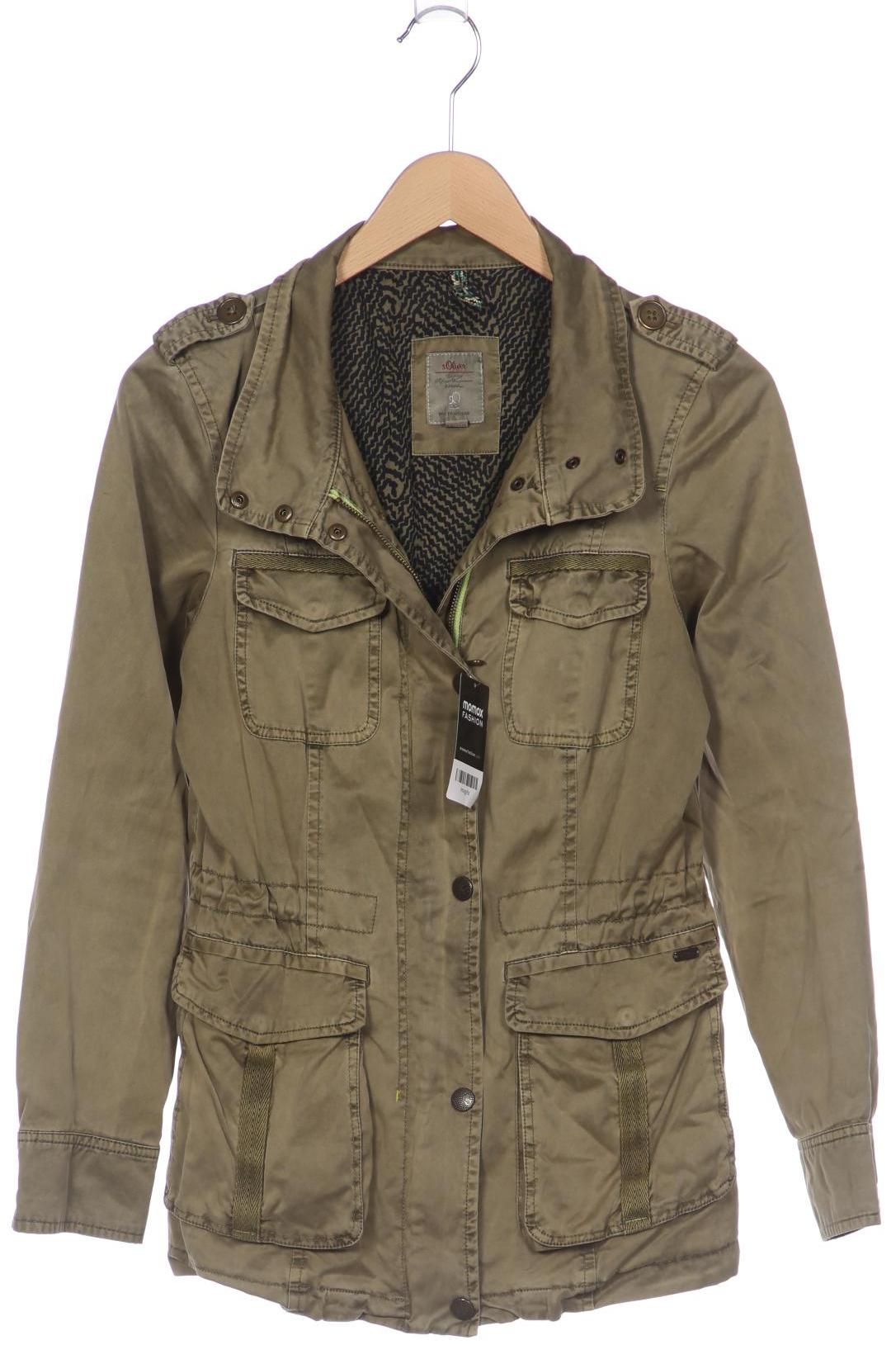 

s.Oliver Damen Jacke, grün, Gr. 34