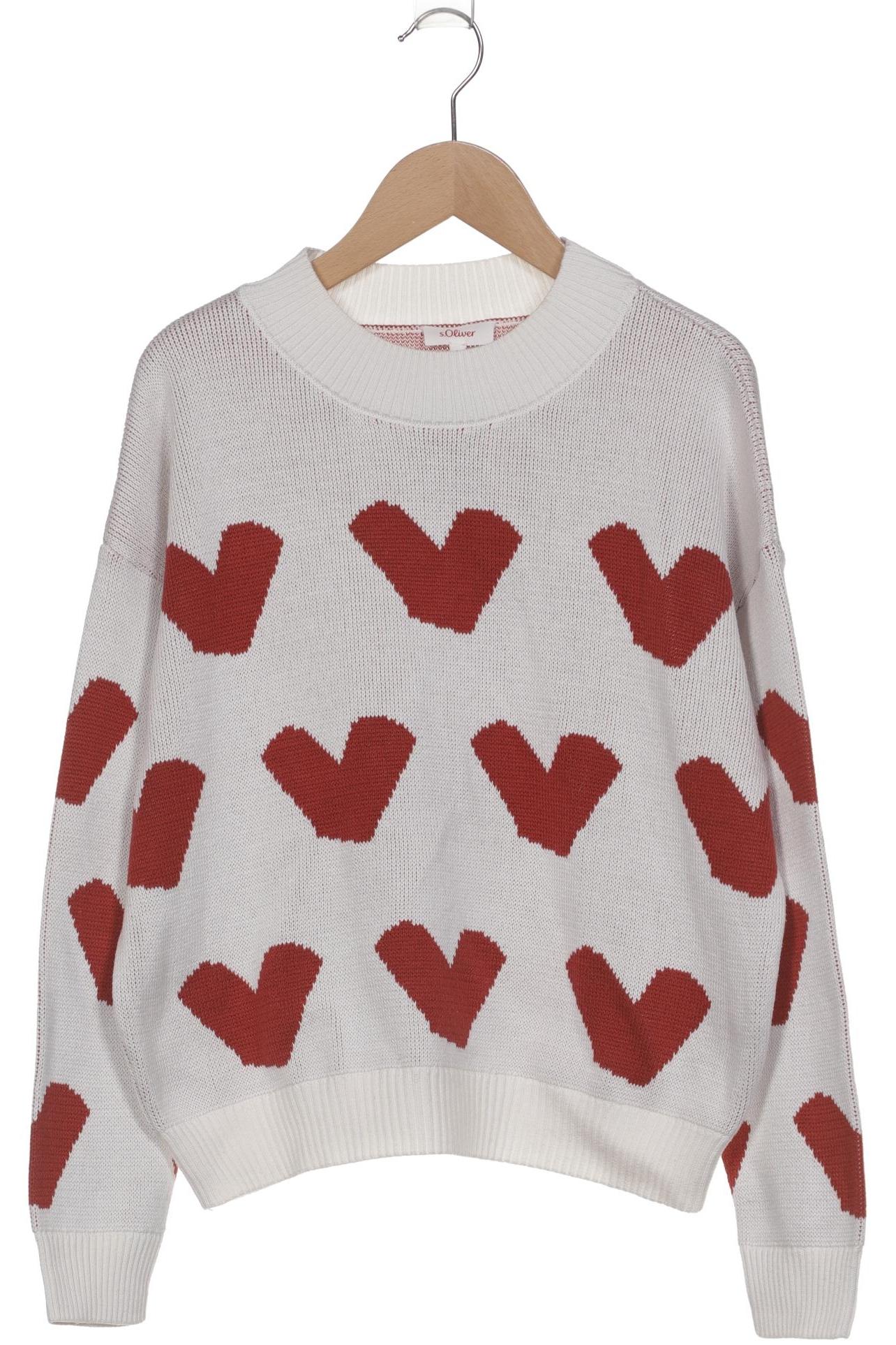 

s.Oliver Damen Pullover, weiß, Gr. 38