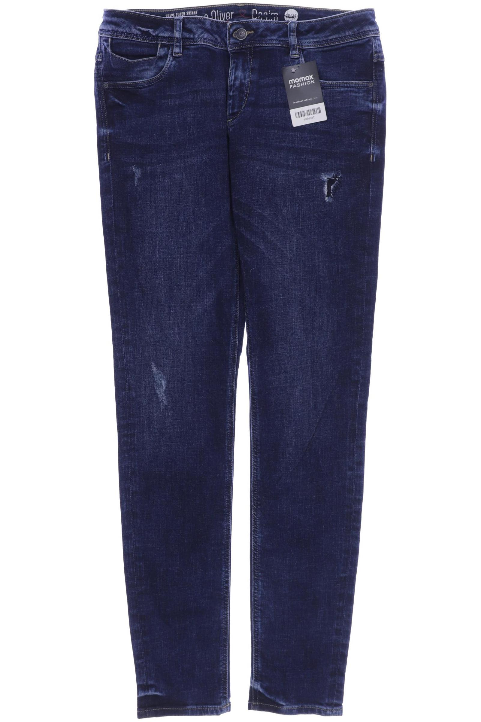 

s.Oliver Damen Jeans, marineblau