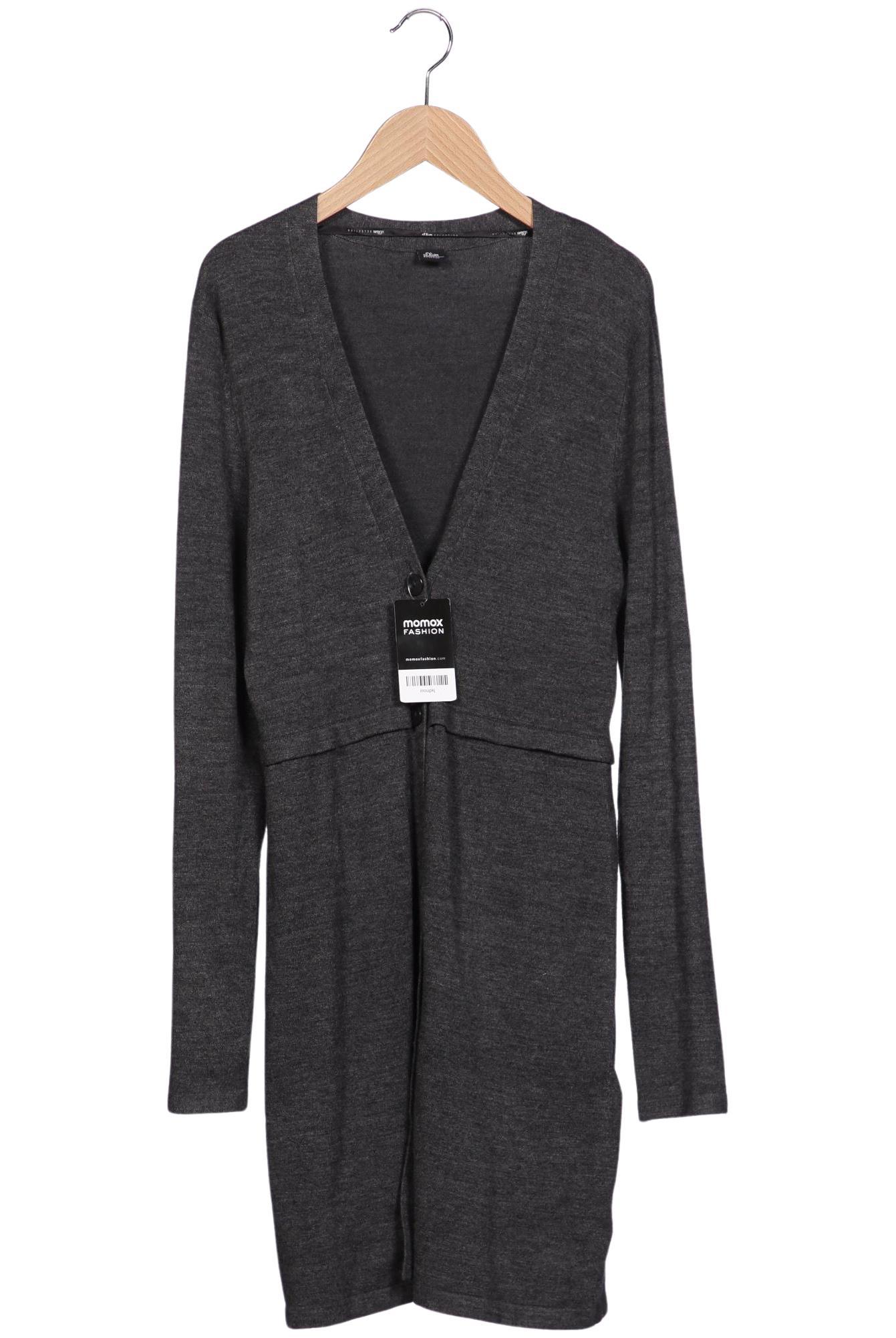 

s.Oliver Damen Strickjacke, grau, Gr. 36