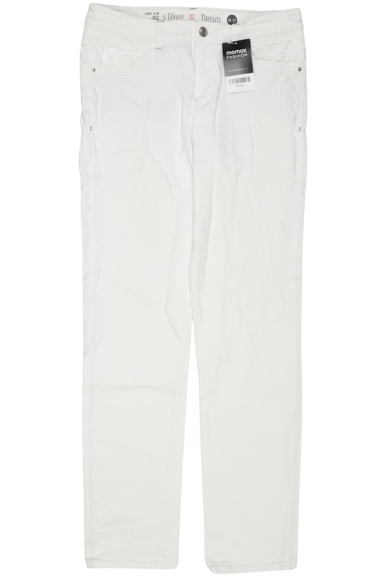 

s.Oliver Damen Jeans, weiß, Gr. 38
