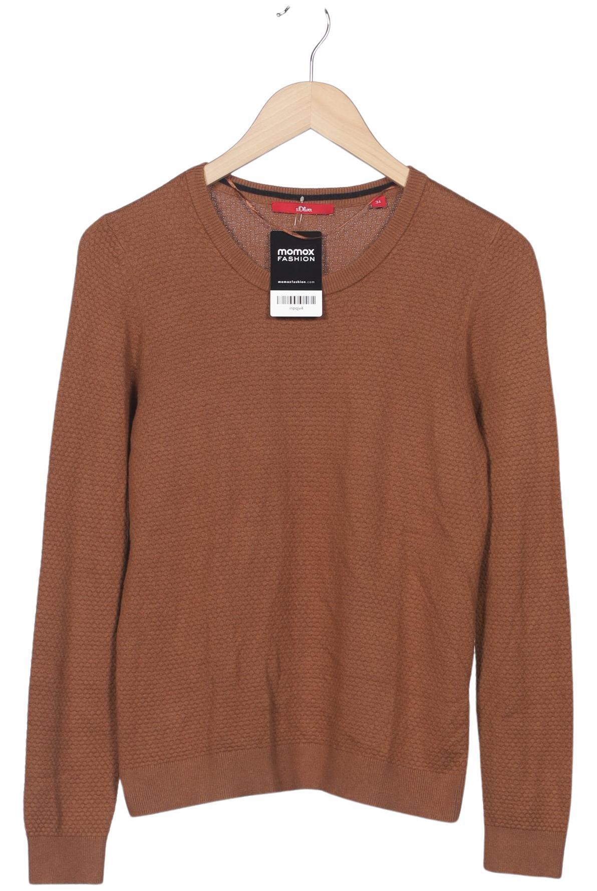 

s.Oliver Damen Pullover, braun, Gr. 34