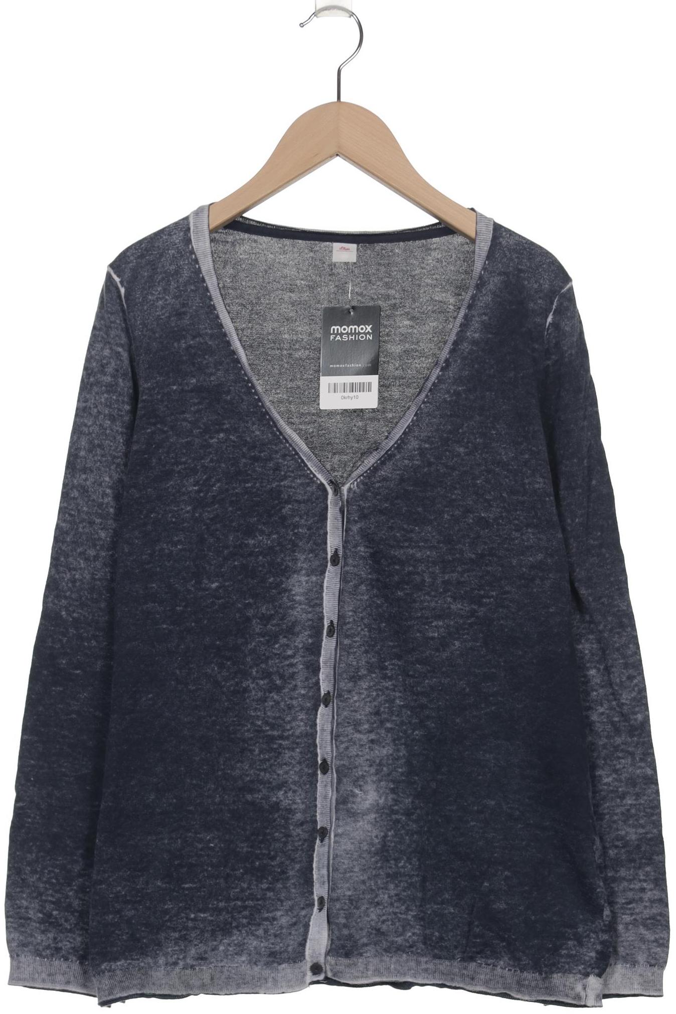 

s.Oliver Damen Strickjacke, marineblau, Gr. 46