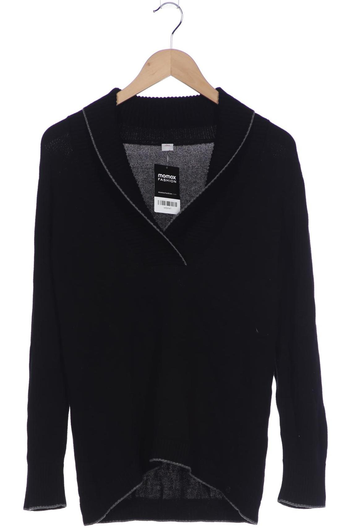 

s.Oliver Damen Pullover, schwarz, Gr. 44
