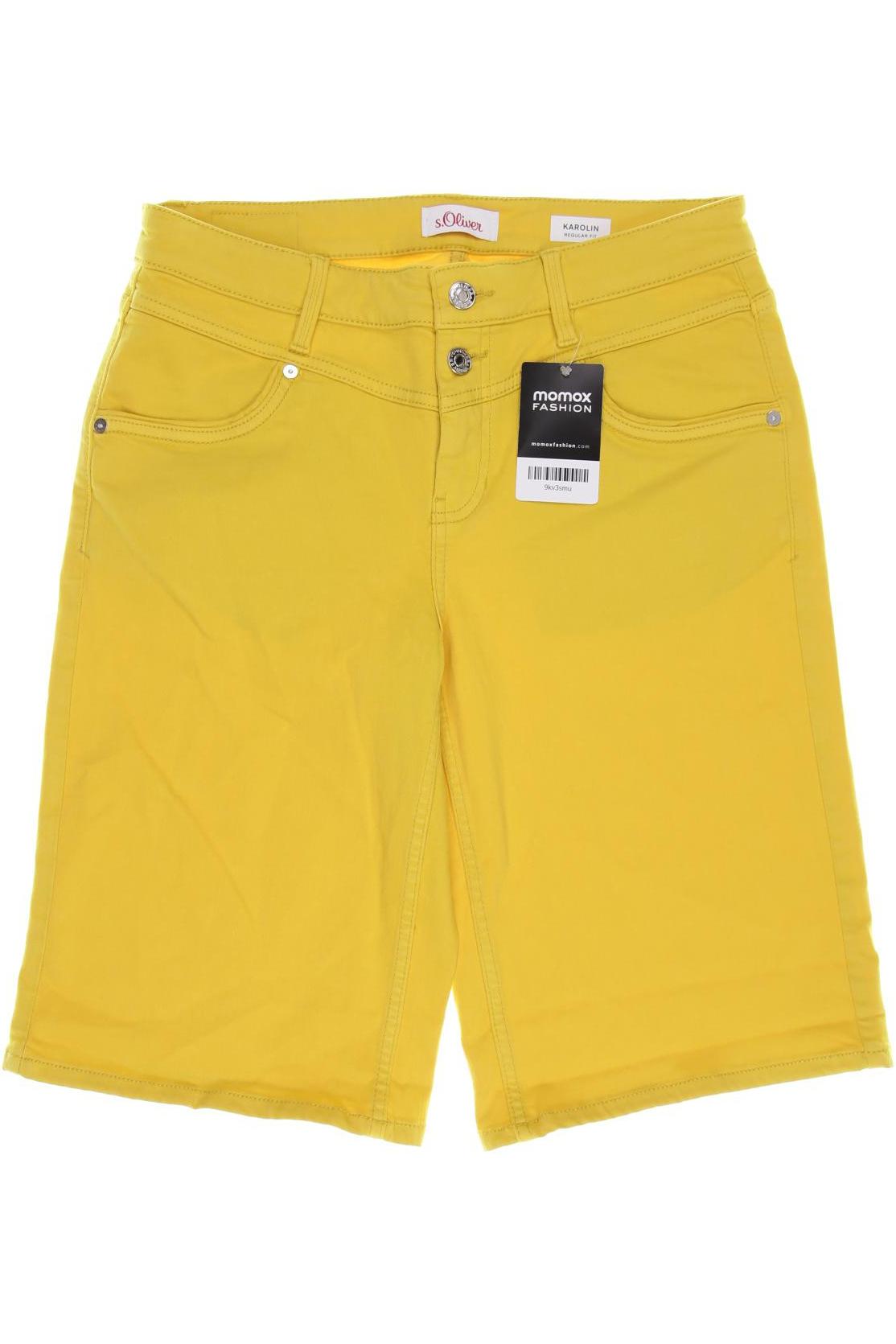 

s.Oliver Damen Shorts, gelb, Gr. 36