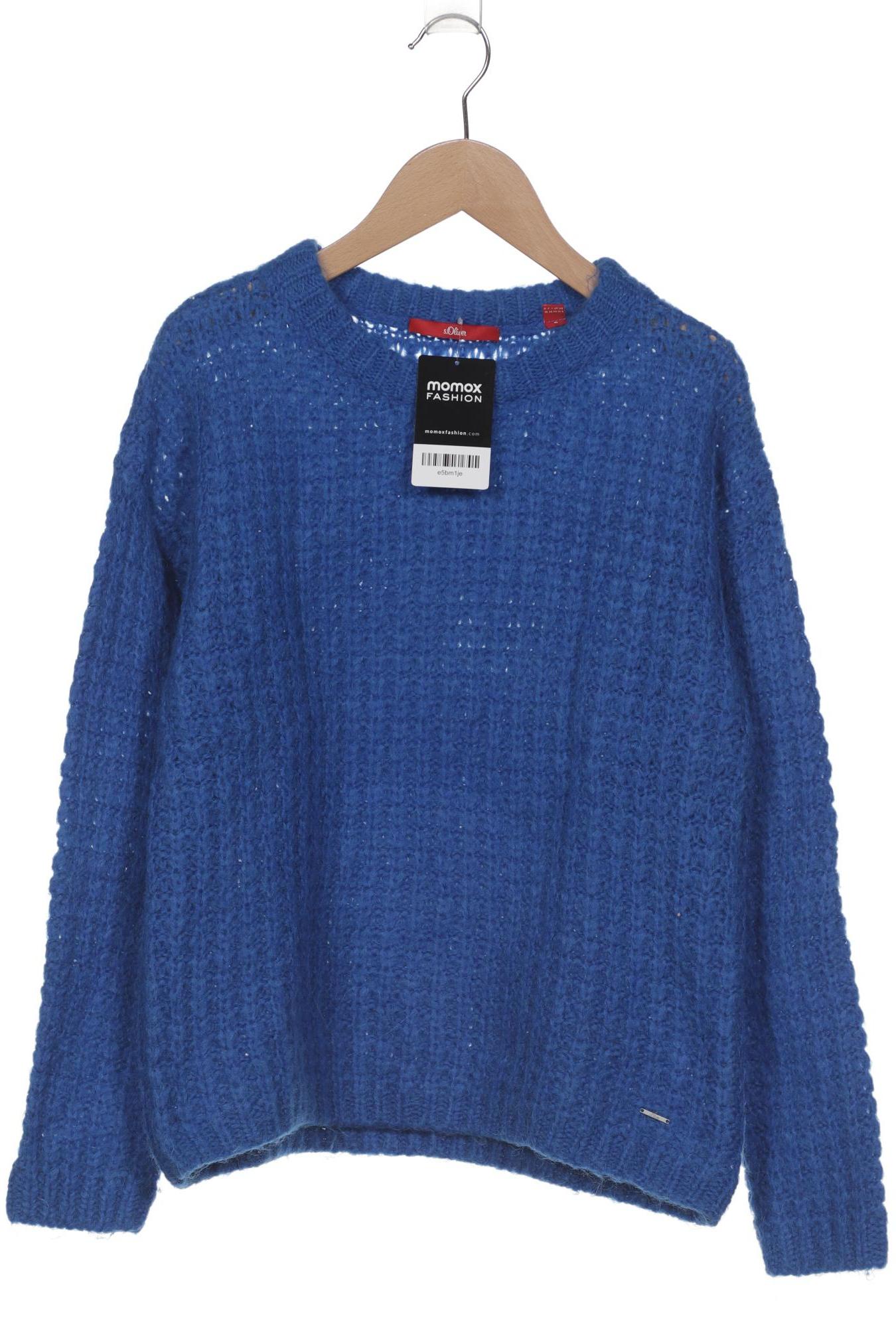 

s.Oliver Damen Pullover, blau, Gr. 36