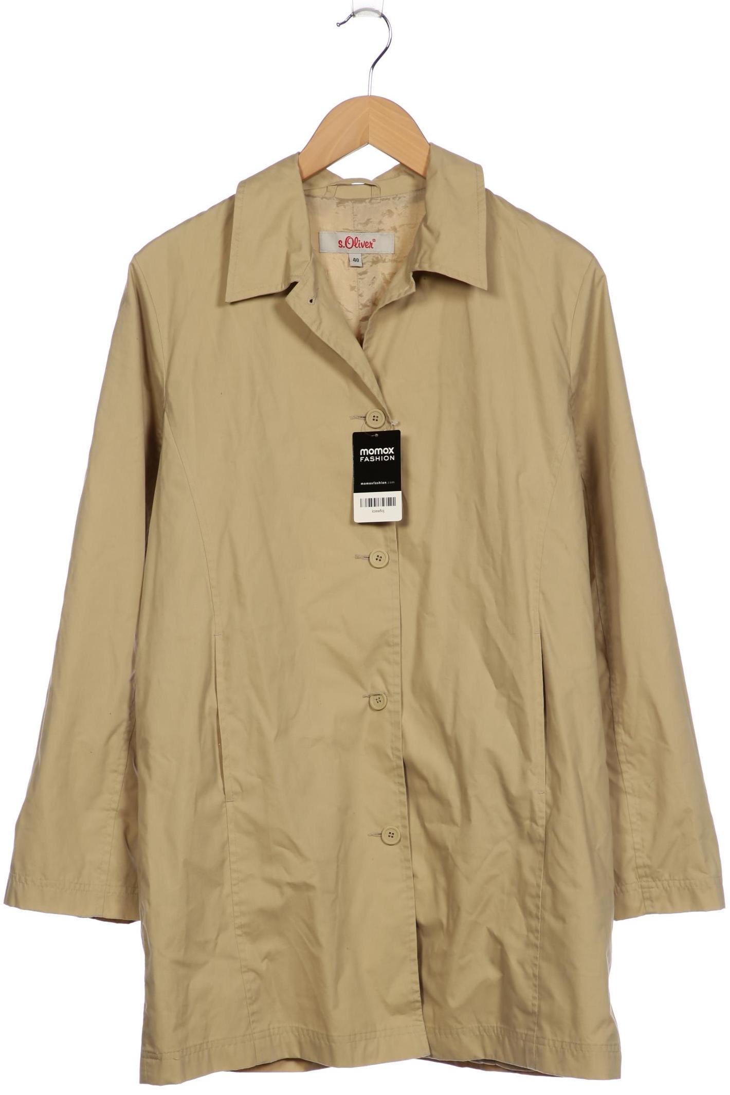 

s.Oliver Damen Mantel, beige, Gr. 40