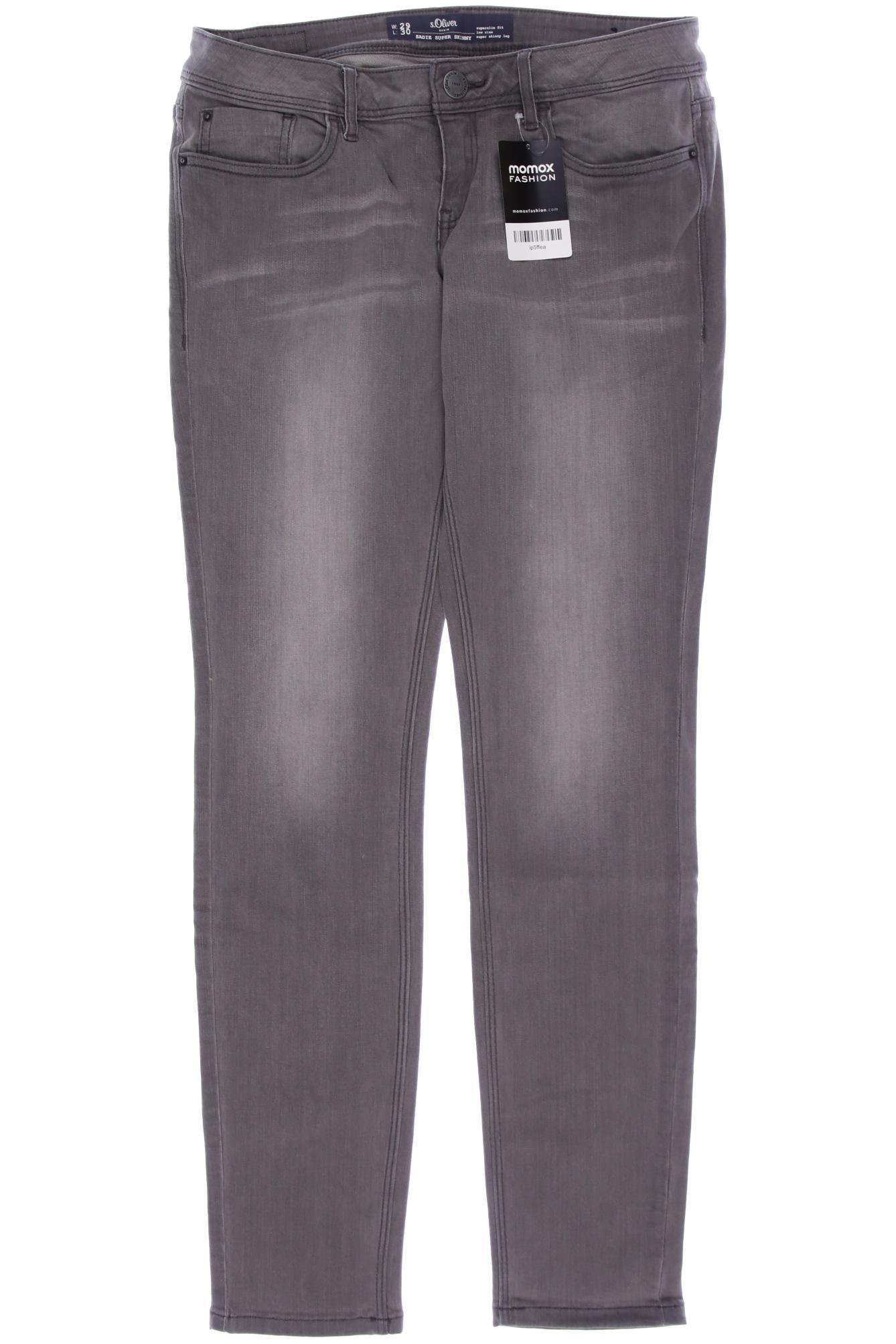 

s.Oliver Damen Jeans, grau