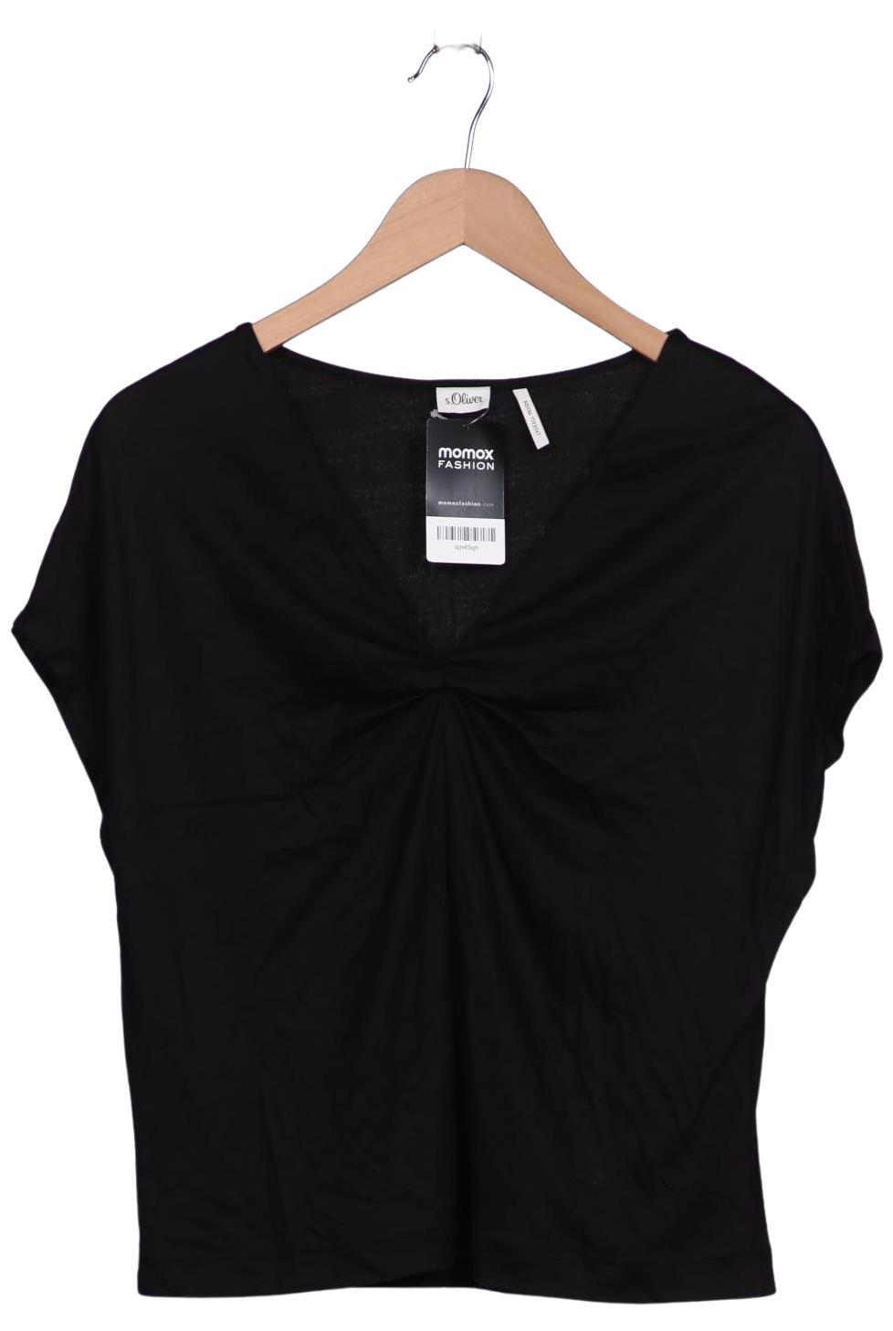 

s.Oliver Damen T-Shirt, schwarz, Gr. 34