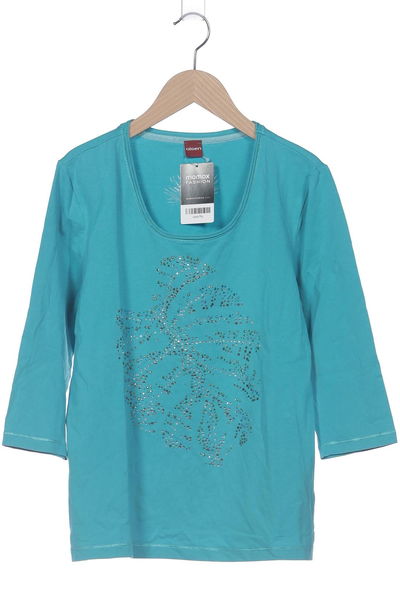 

s.Oliver Damen Langarmshirt, blau, Gr. 42