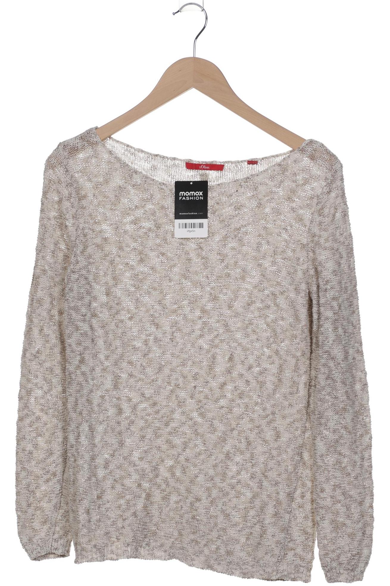 

s.Oliver Damen Pullover, beige, Gr. 38