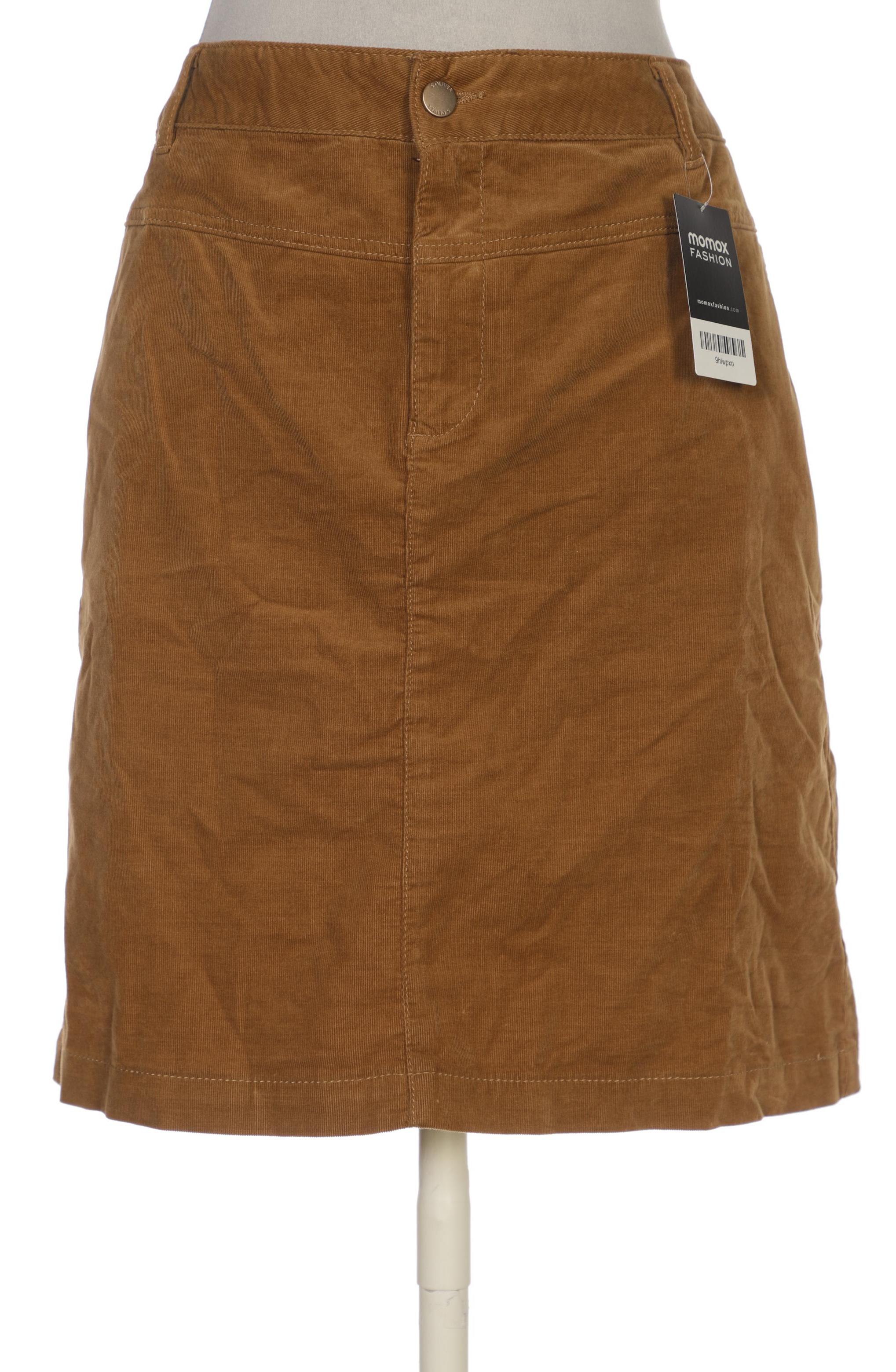 

s.Oliver Damen Rock, braun, Gr. 40