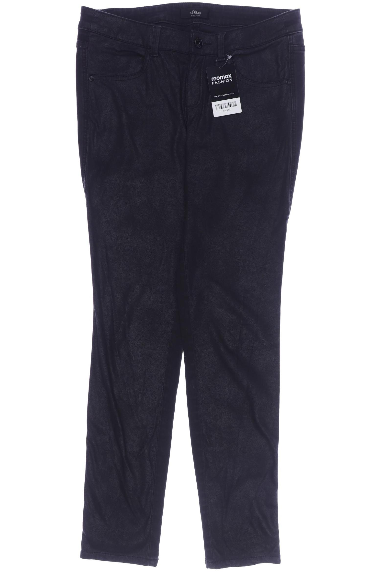 

s.Oliver Damen Jeans, schwarz