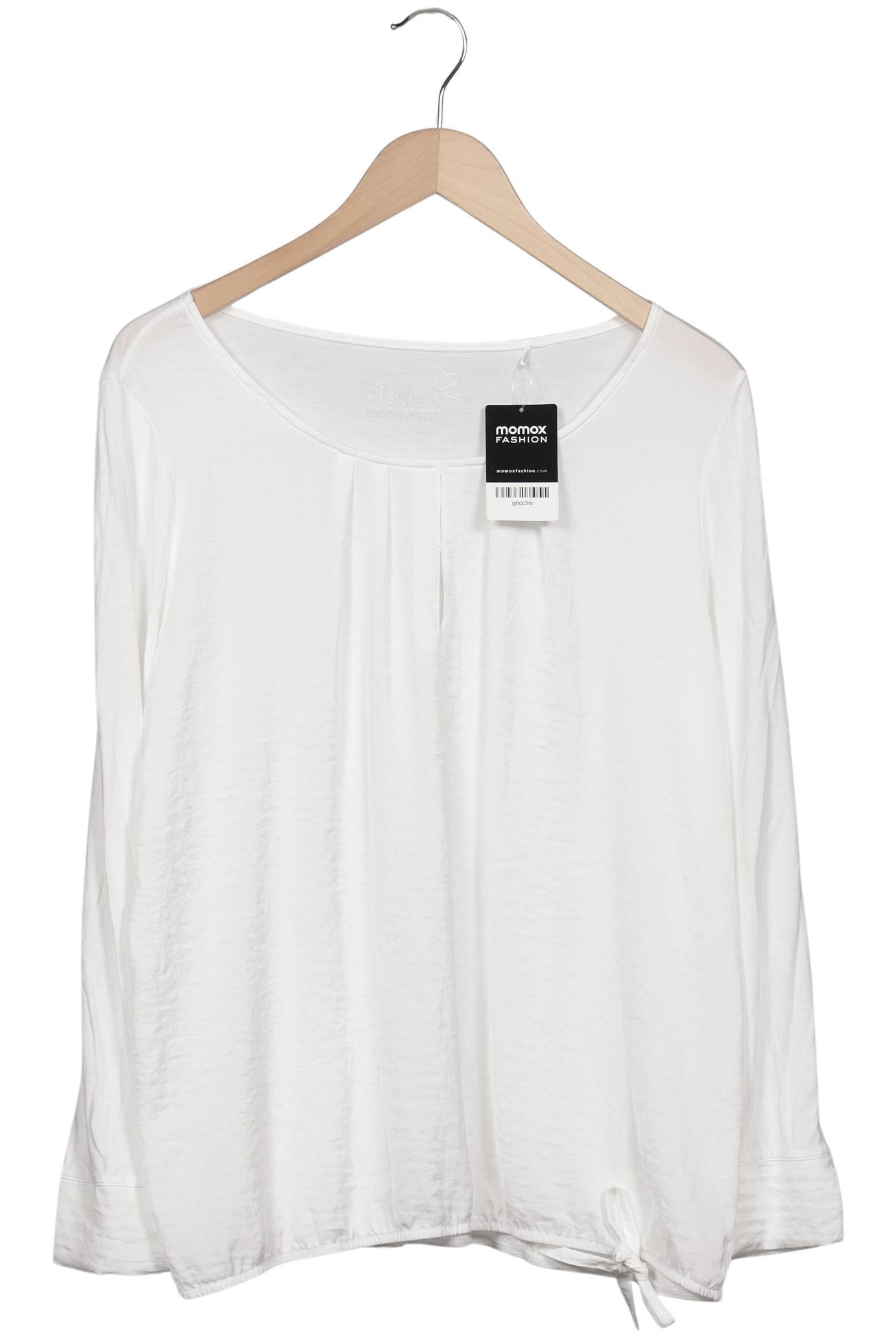 

s.Oliver Damen Bluse, weiß, Gr. 44