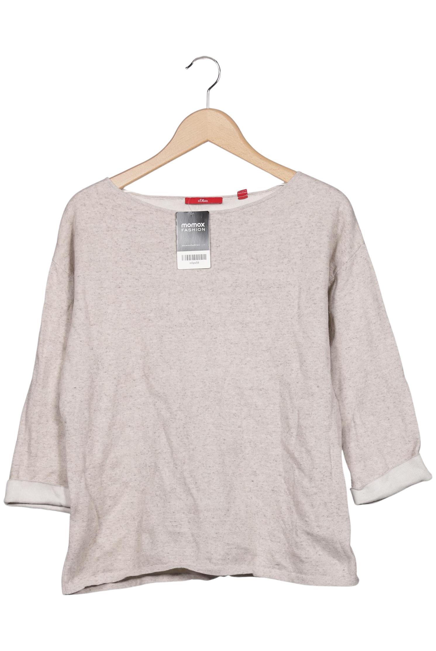 

s.Oliver Damen Sweatshirt, beige, Gr. 40
