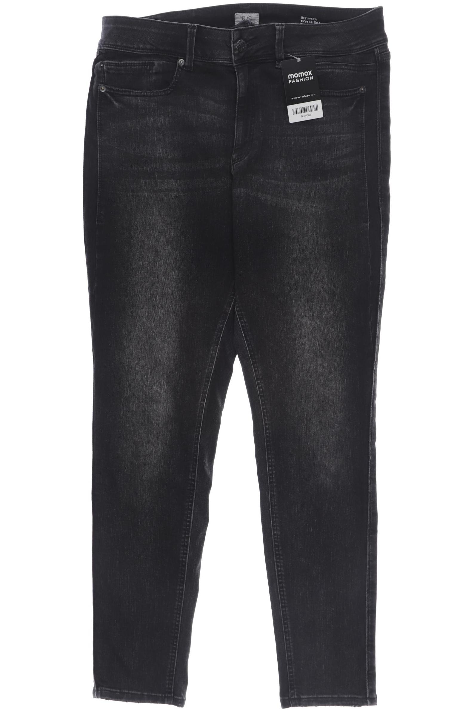 

s.Oliver Damen Jeans, schwarz