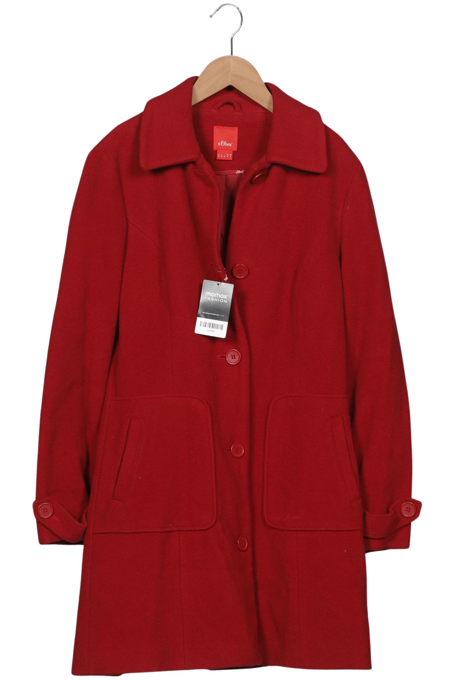 

s.Oliver Damen Mantel, rot, Gr. 38
