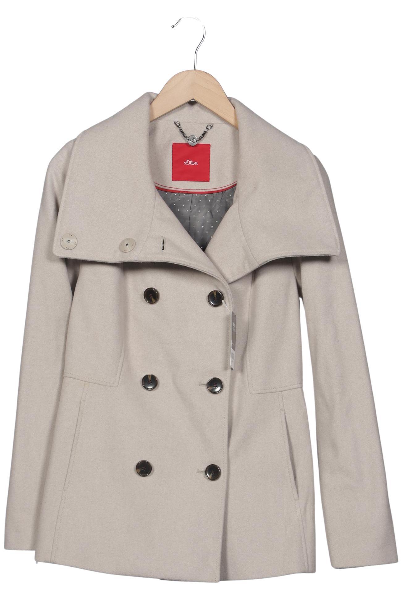 

s.Oliver Damen Jacke, beige, Gr. 38