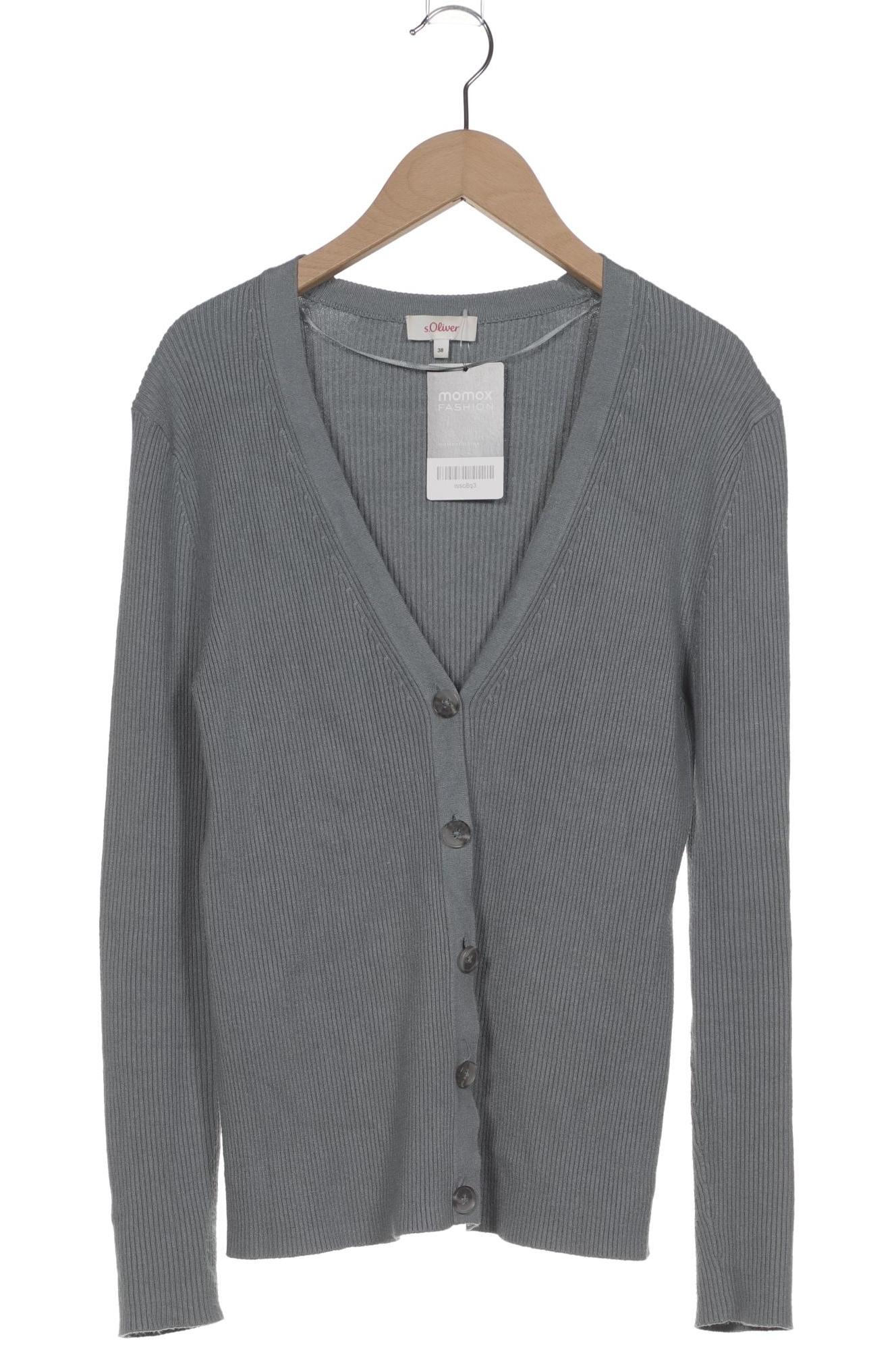 

s.Oliver Damen Strickjacke, blau, Gr. 38