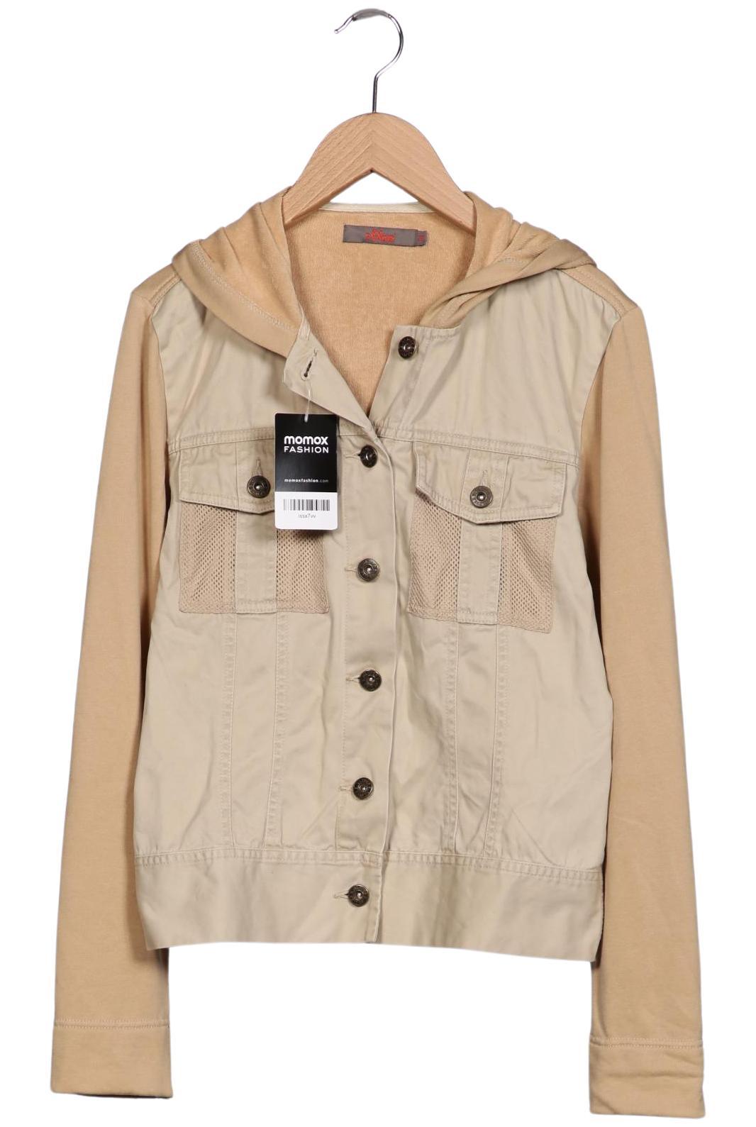 

s.Oliver Damen Kapuzenpullover, beige, Gr. 38