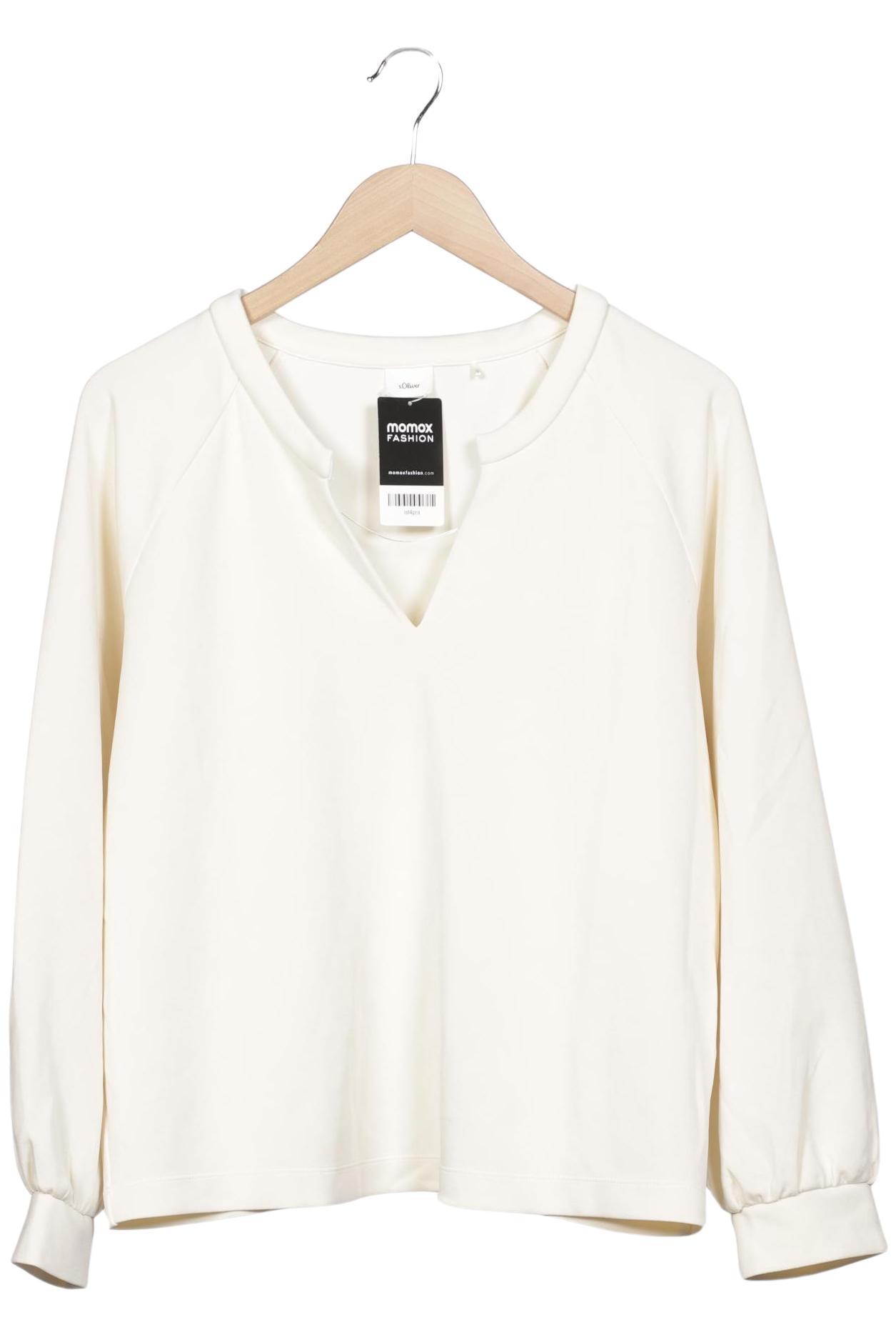 

s.Oliver Damen Sweatshirt, cremeweiß, Gr. 44