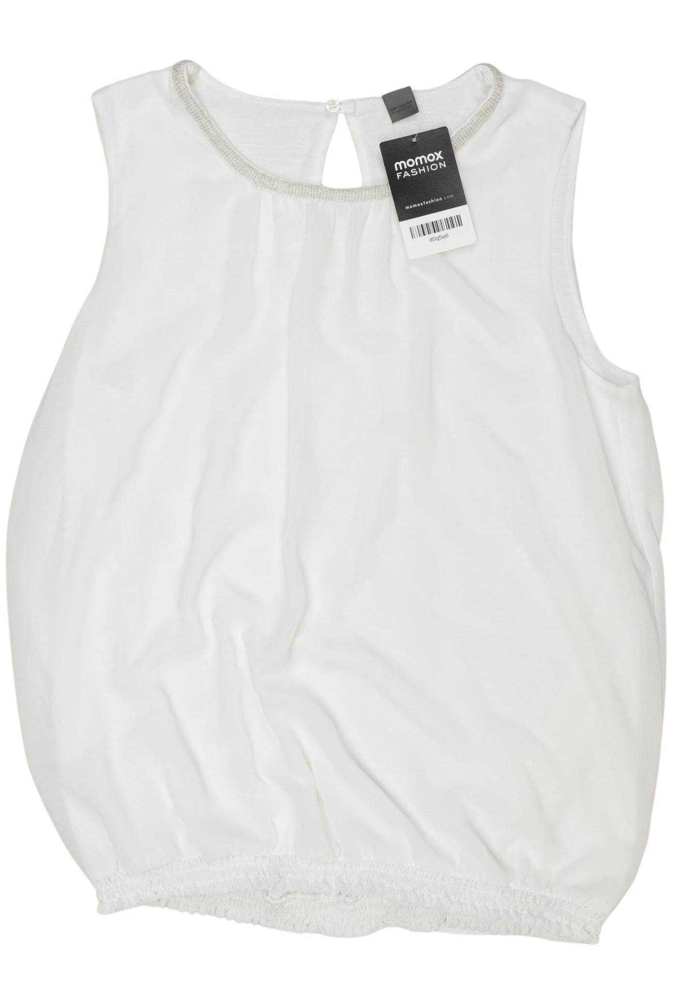 

s.Oliver Damen Top, weiß, Gr. 36