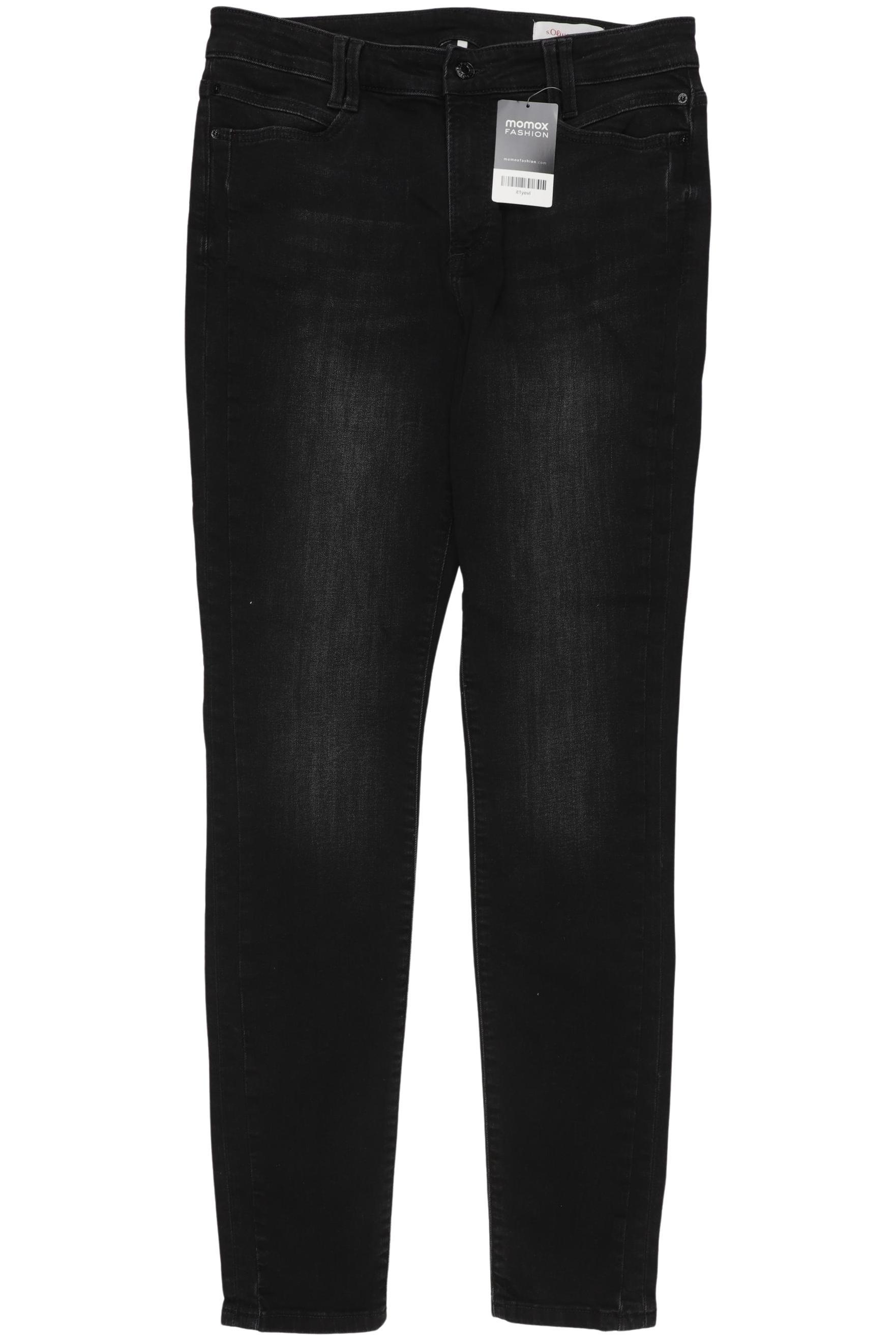 

s.Oliver Damen Jeans, schwarz, Gr. 40