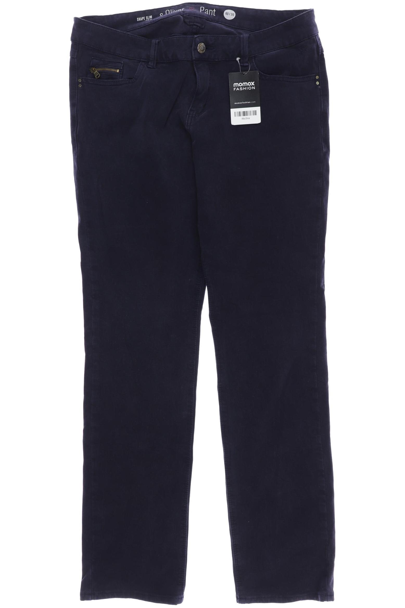 

s.Oliver Damen Stoffhose, marineblau, Gr. 40