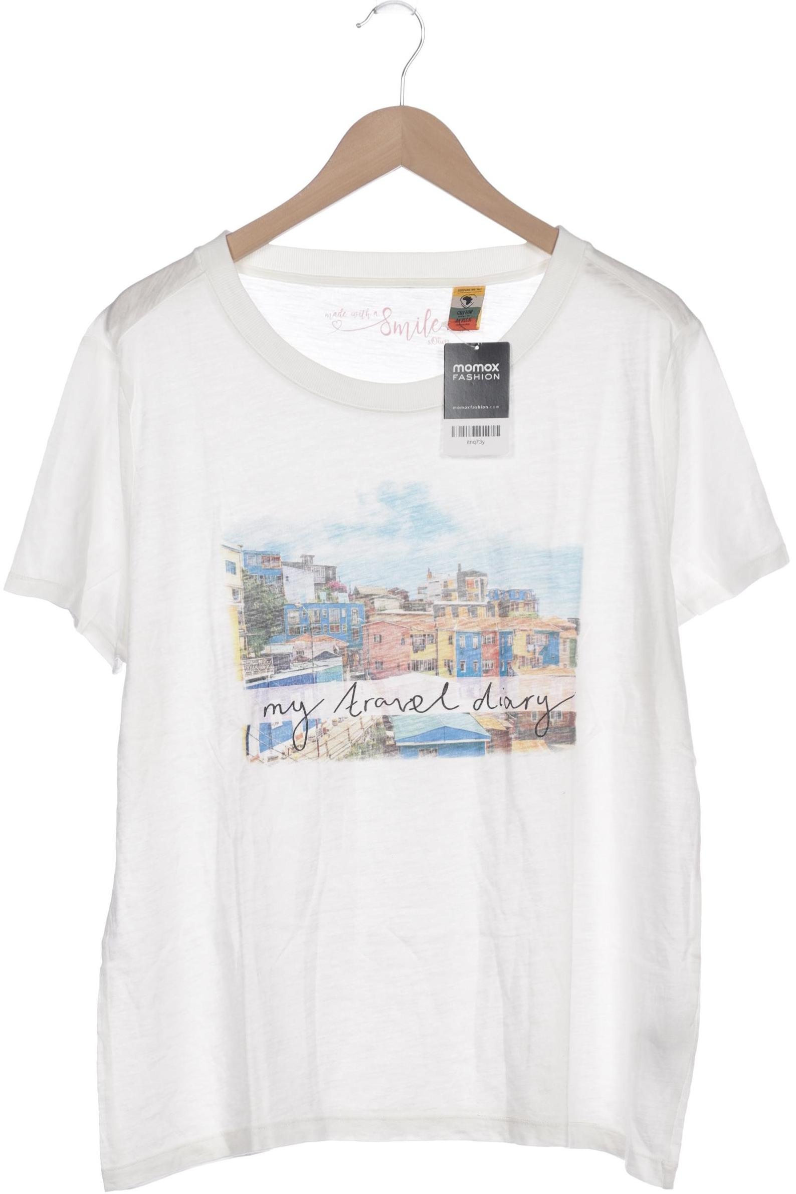 

s.Oliver Damen T-Shirt, weiß, Gr. 44