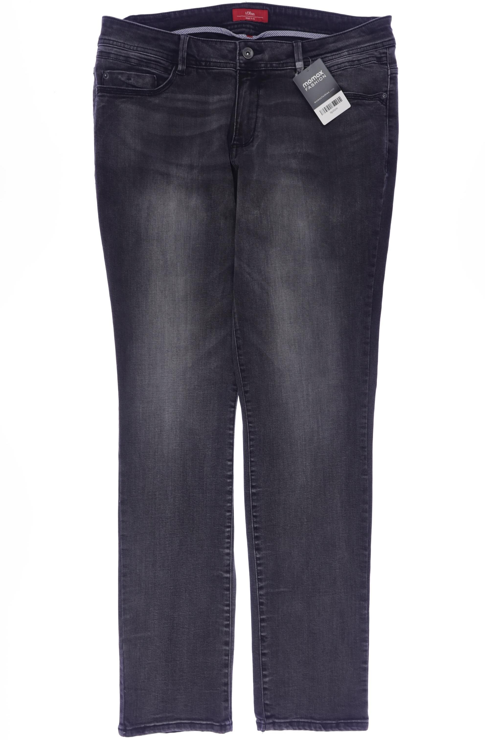 

s.Oliver Damen Jeans, schwarz, Gr. 44