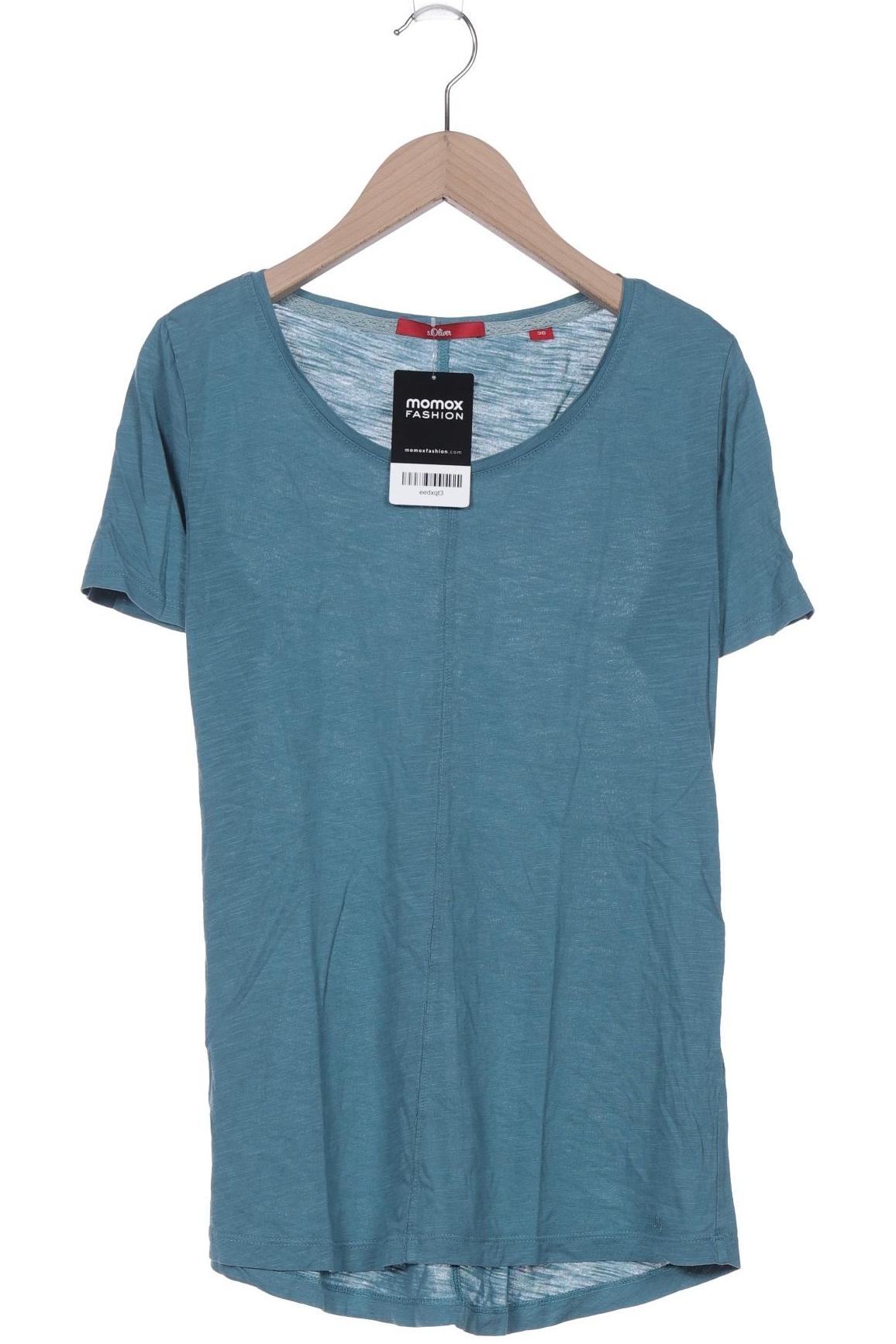 

s.Oliver Damen T-Shirt, blau, Gr. 36