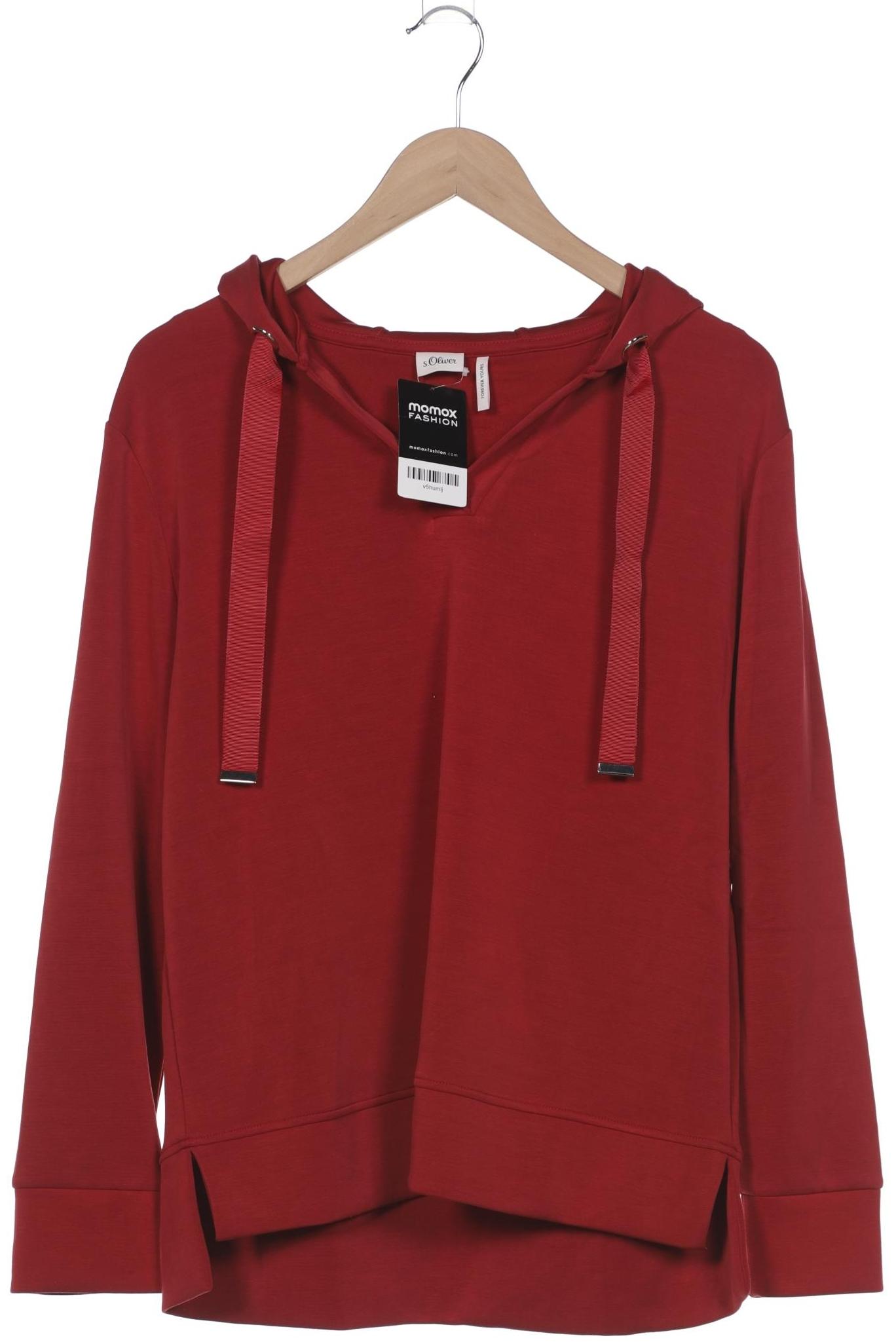 

s.Oliver Damen Kapuzenpullover, rot, Gr. 40