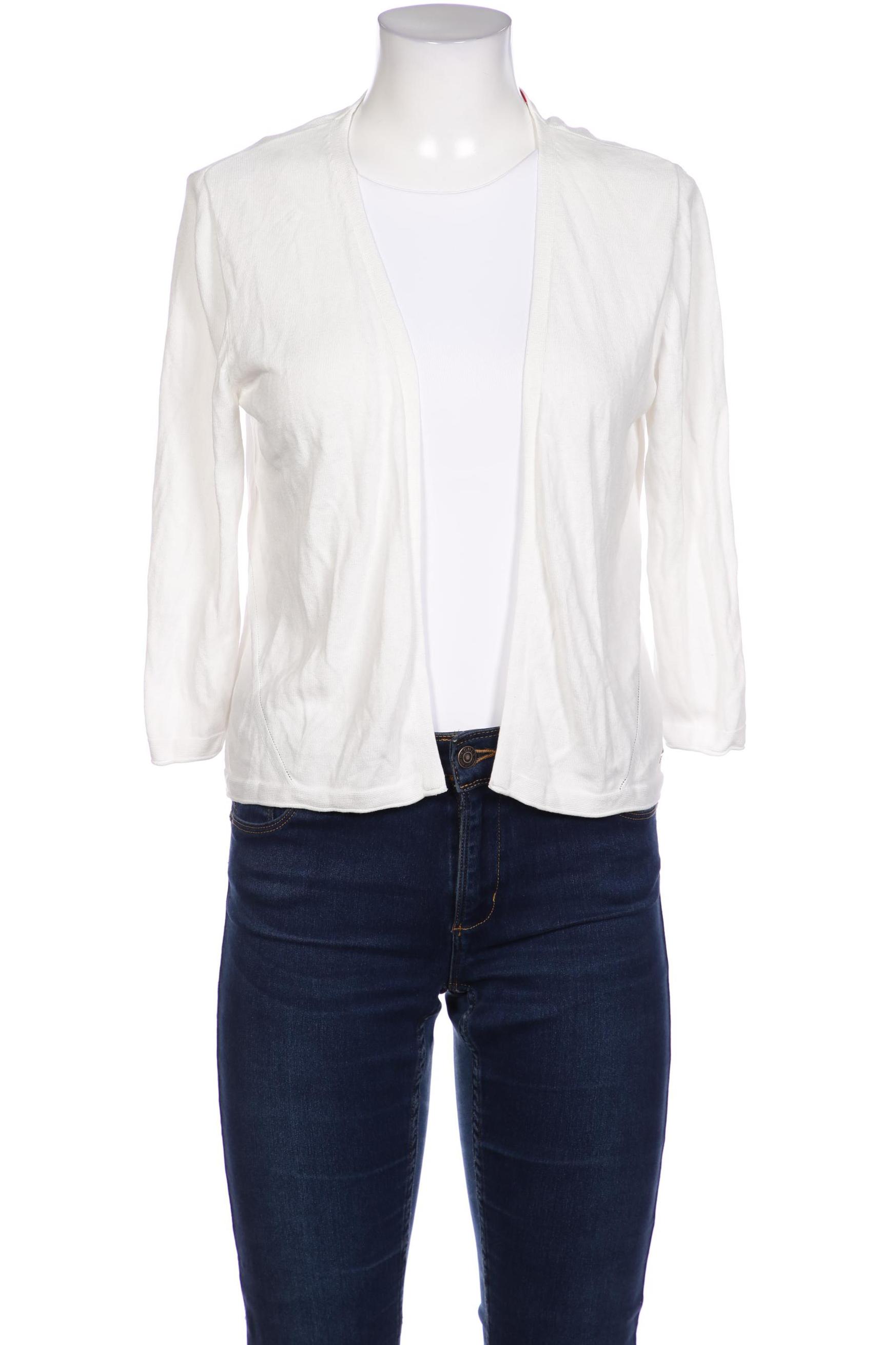 

s.Oliver Damen Strickjacke, weiß, Gr. 40