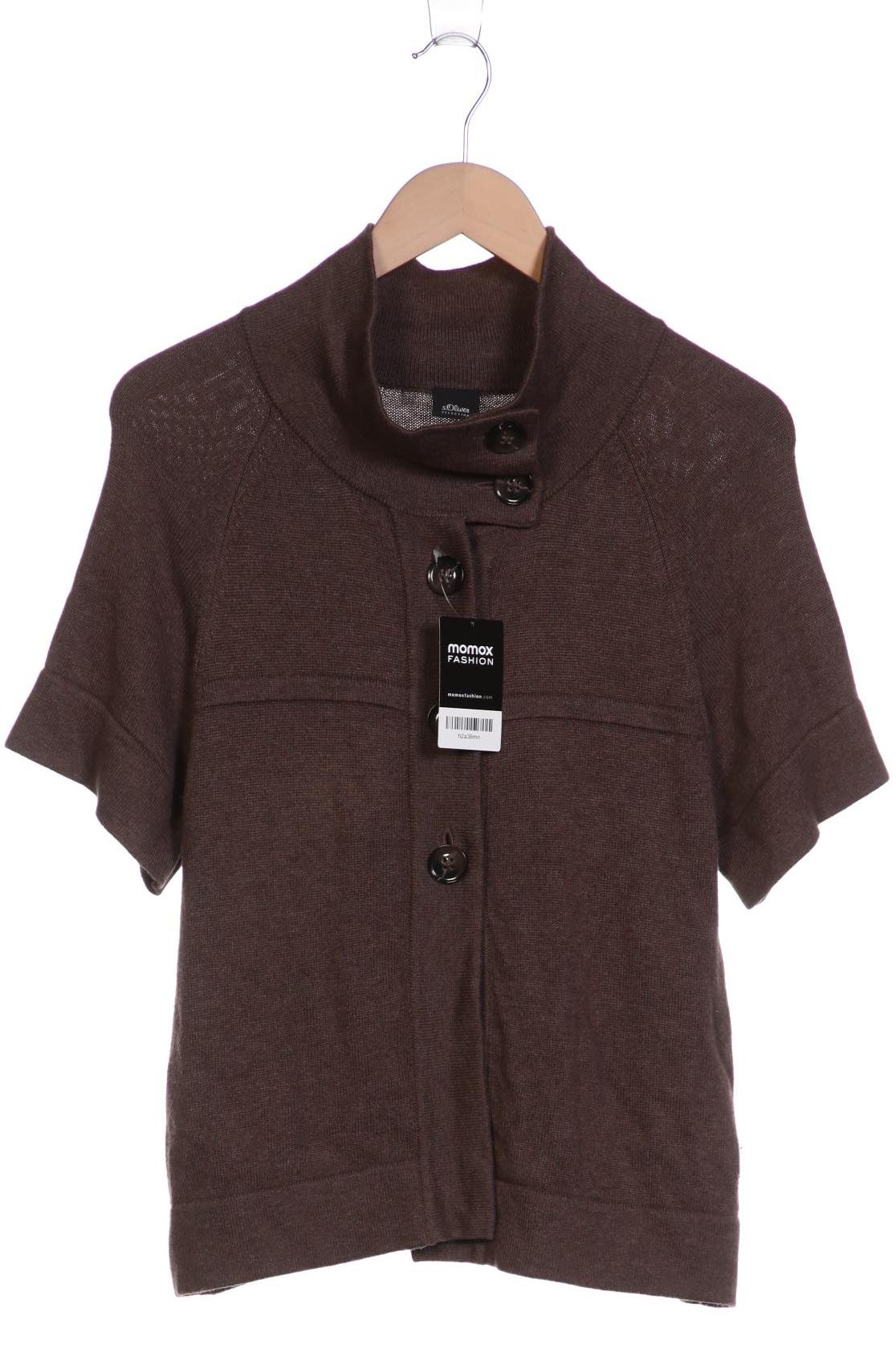 

s.Oliver Damen Strickjacke, braun, Gr. 38