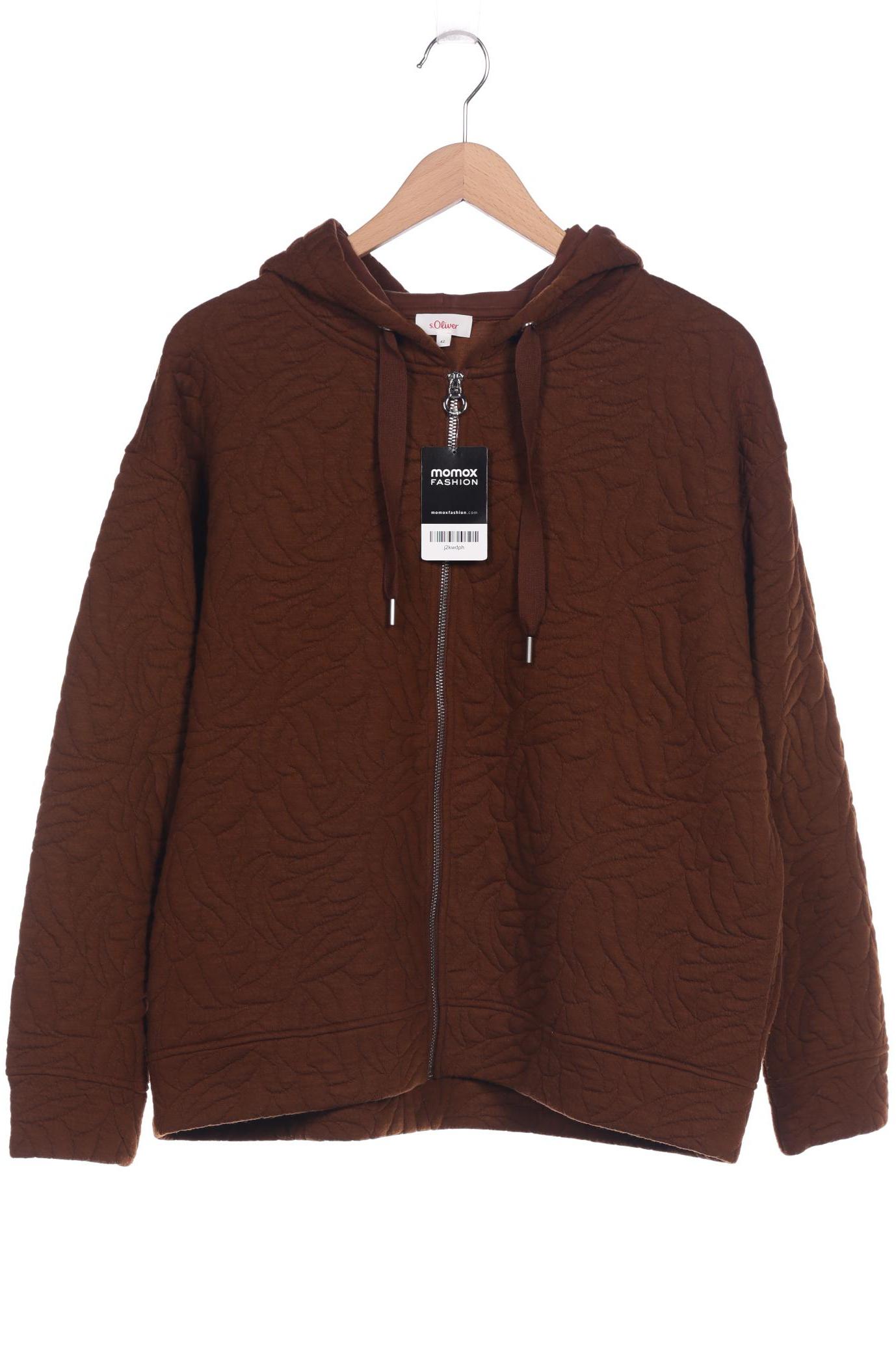

s.Oliver Damen Kapuzenpullover, braun, Gr. 42