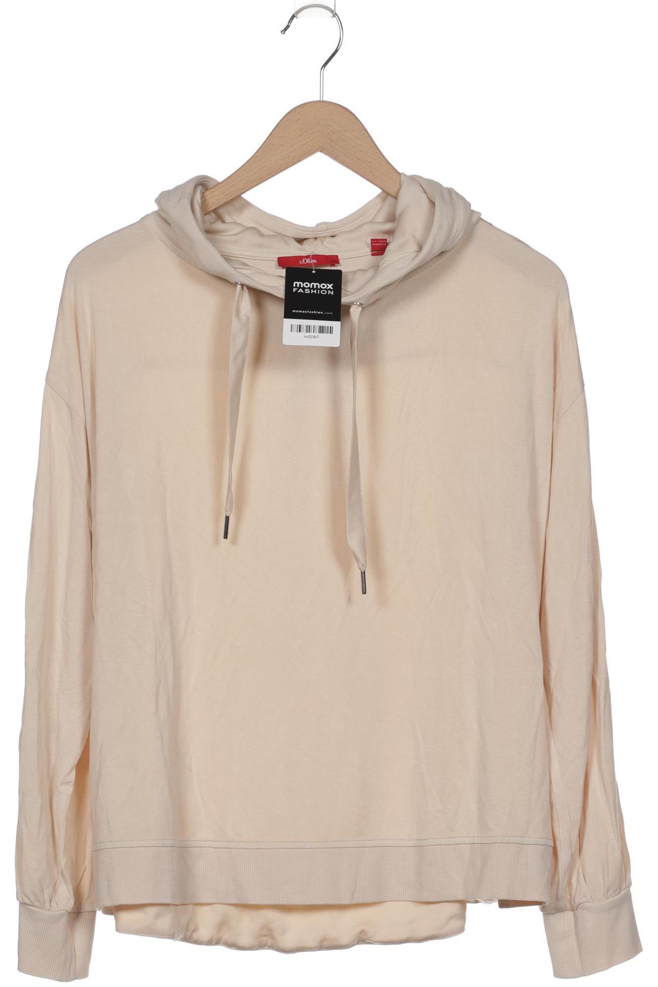 

s.Oliver Damen Kapuzenpullover, beige, Gr. 42