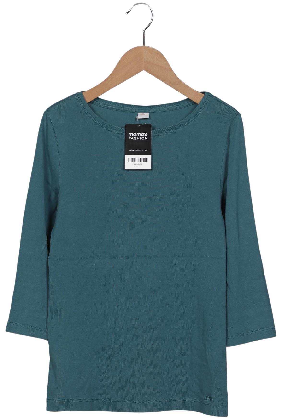 

s.Oliver Damen Langarmshirt, türkis, Gr. 38