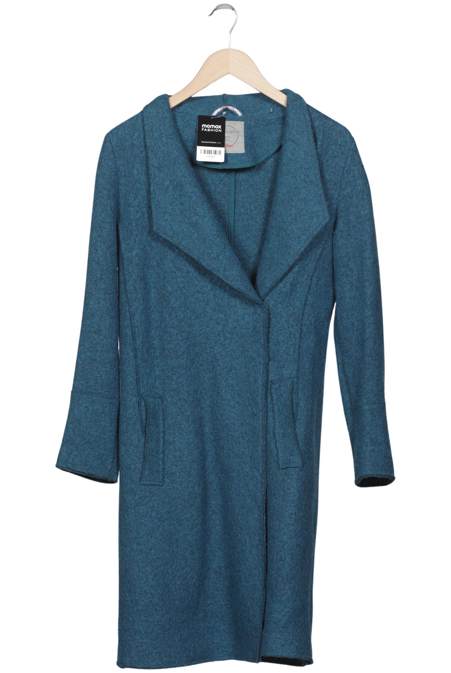 

s.Oliver Damen Mantel, blau, Gr. 40